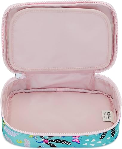 Miniatura 3 de Kipling Estuche impreso para 100 bolígrafos para mujer, organizar accesorios, suministros de arte, maquillaje, organizador de viaje