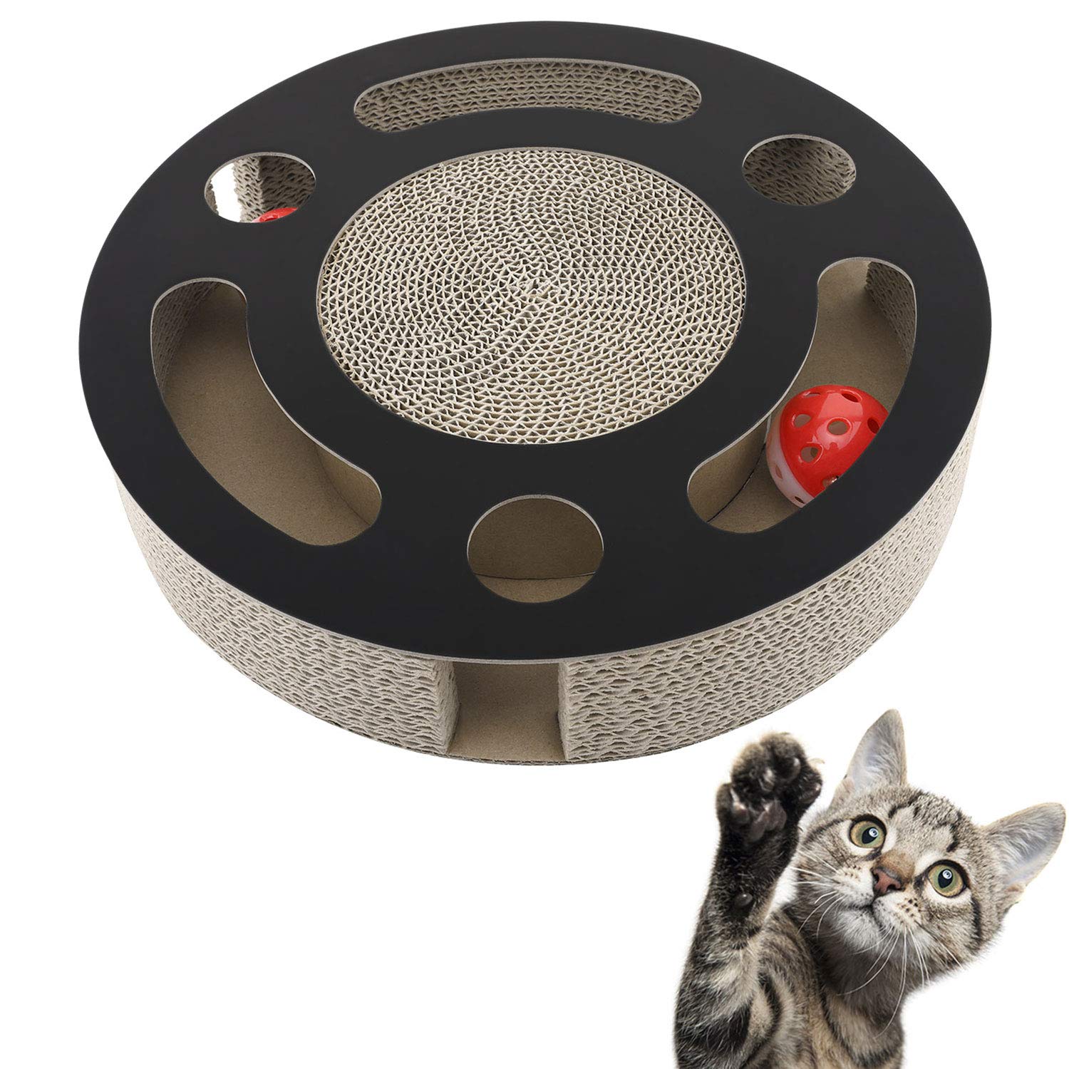circle cardboard cat scratcher