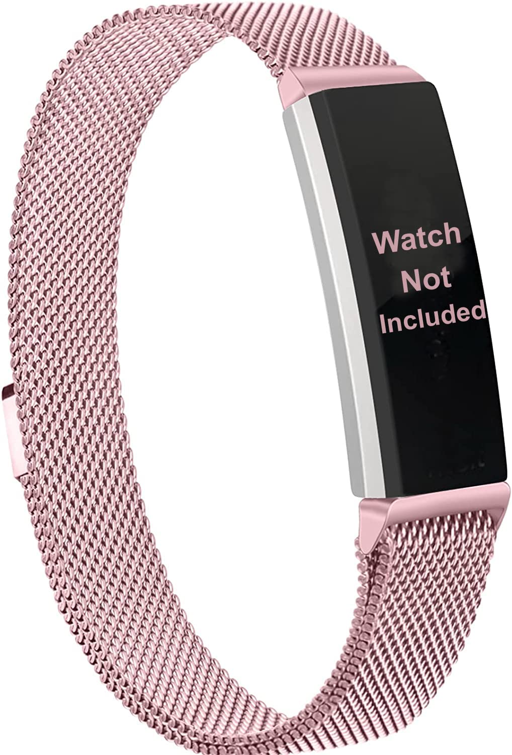 Zitel Band Compatible With Fitbit Alta/Alta HR - Stainless Steel Magnetic Lock Metal Strap-picture-28