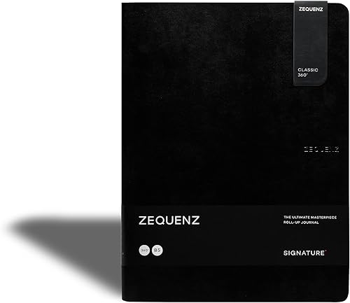 Miniatura 1 de Zequenz Classic 360 Diario de pasta blanda, cuaderno de tapa blanda, pequeño, 4 x 5.5 pulgadas  10.16 x 13.97 cm., 200 hojas  400 páginas, papel de