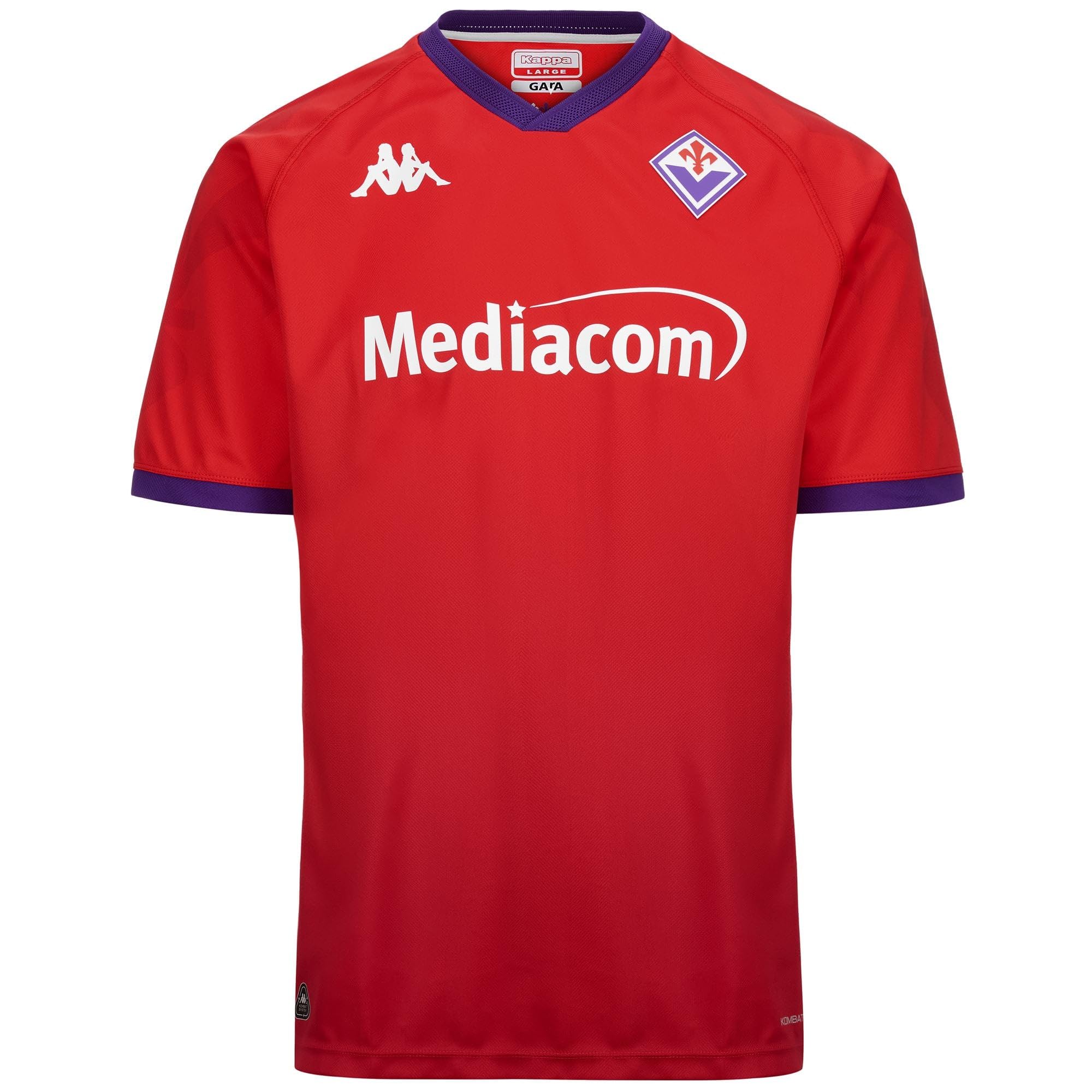 Kappa Kombat Third Fiorentina ACT Jersey | RED/Violet Indigo | Size 2XL