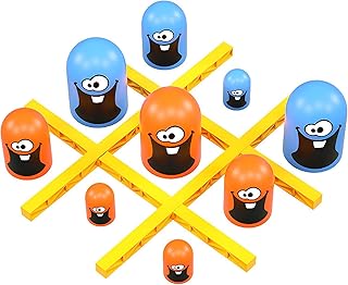 Tic Tac Toe, Big Eat Small Tic Tac Toe 3D Tic-Tac-Toe Game Parent-Child Interactive Board Table Game