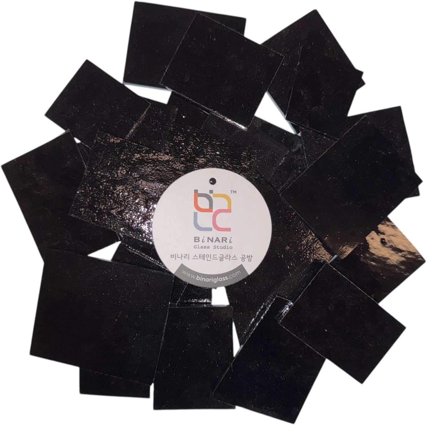 System 96 Coe 96 Fusing Glass - 1.5LB Scraps - Options (Black Tone)