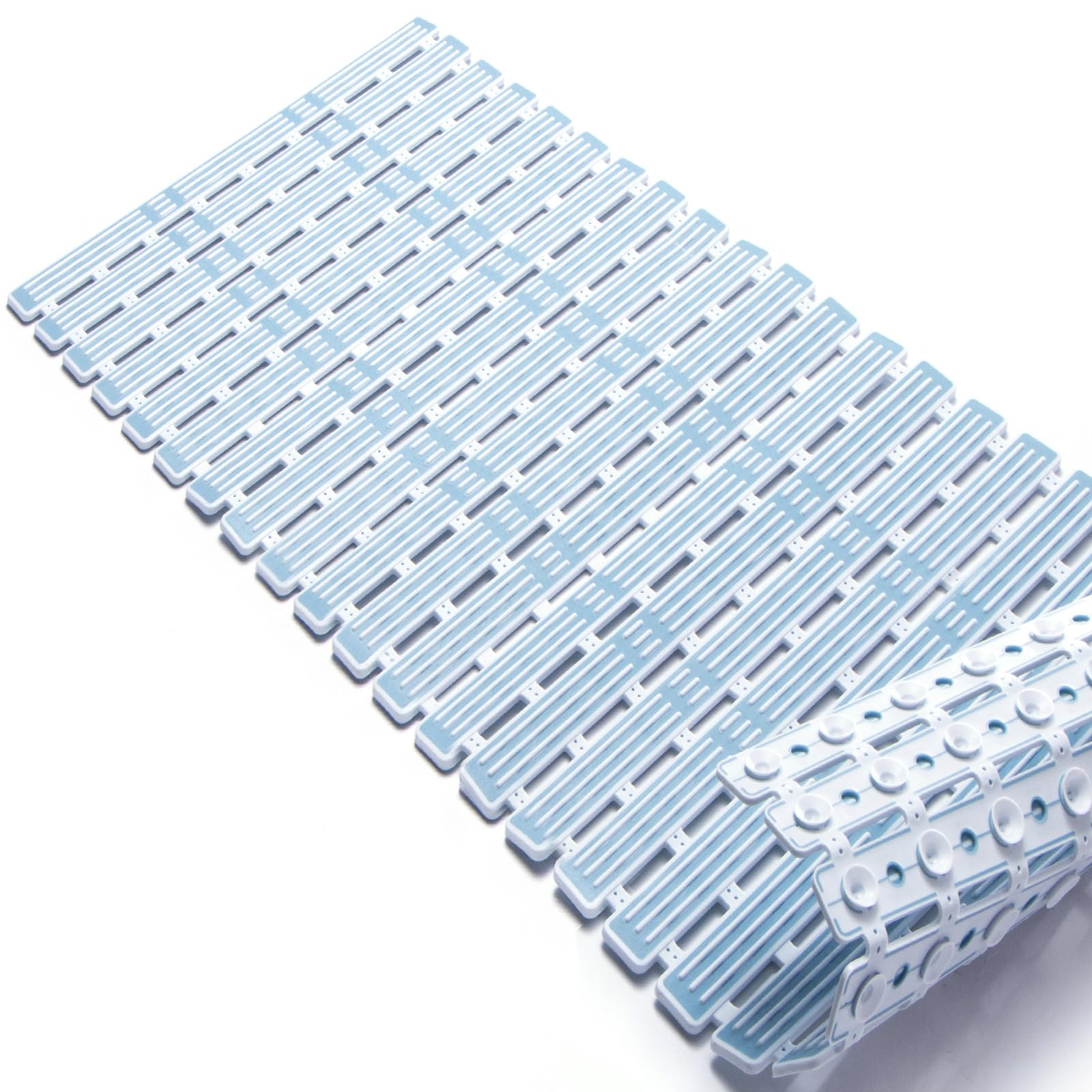 TijideBathtub Mat Non Slip, Shower Mat Non Slip 26.7 X 15.7 Inch for Bath Mats for Bathroom Non Slip Inside Tub Use Quick Drain Easy to Wash Cut and Store