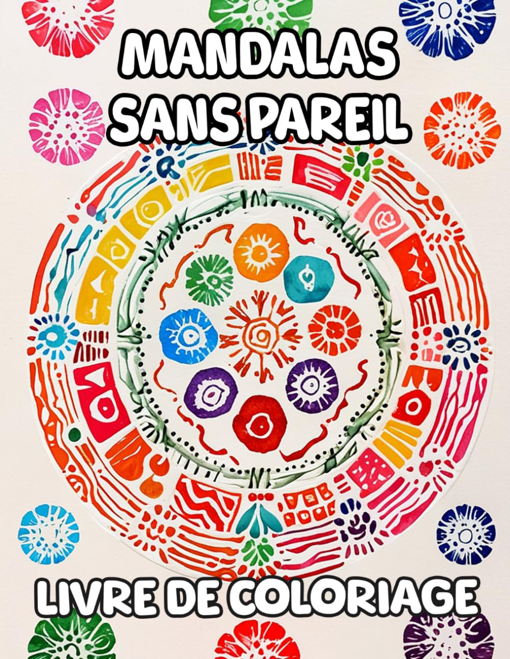 Mandalas Sans Pareil Livre De Coloriage: Pages A Colorier Aux Motifs Décoratifs Intéressants Art Zen Créatif Motifs Géométriques Unique Tapisserie ... Relaxation | Pour Enfant Adulte Ado Senior