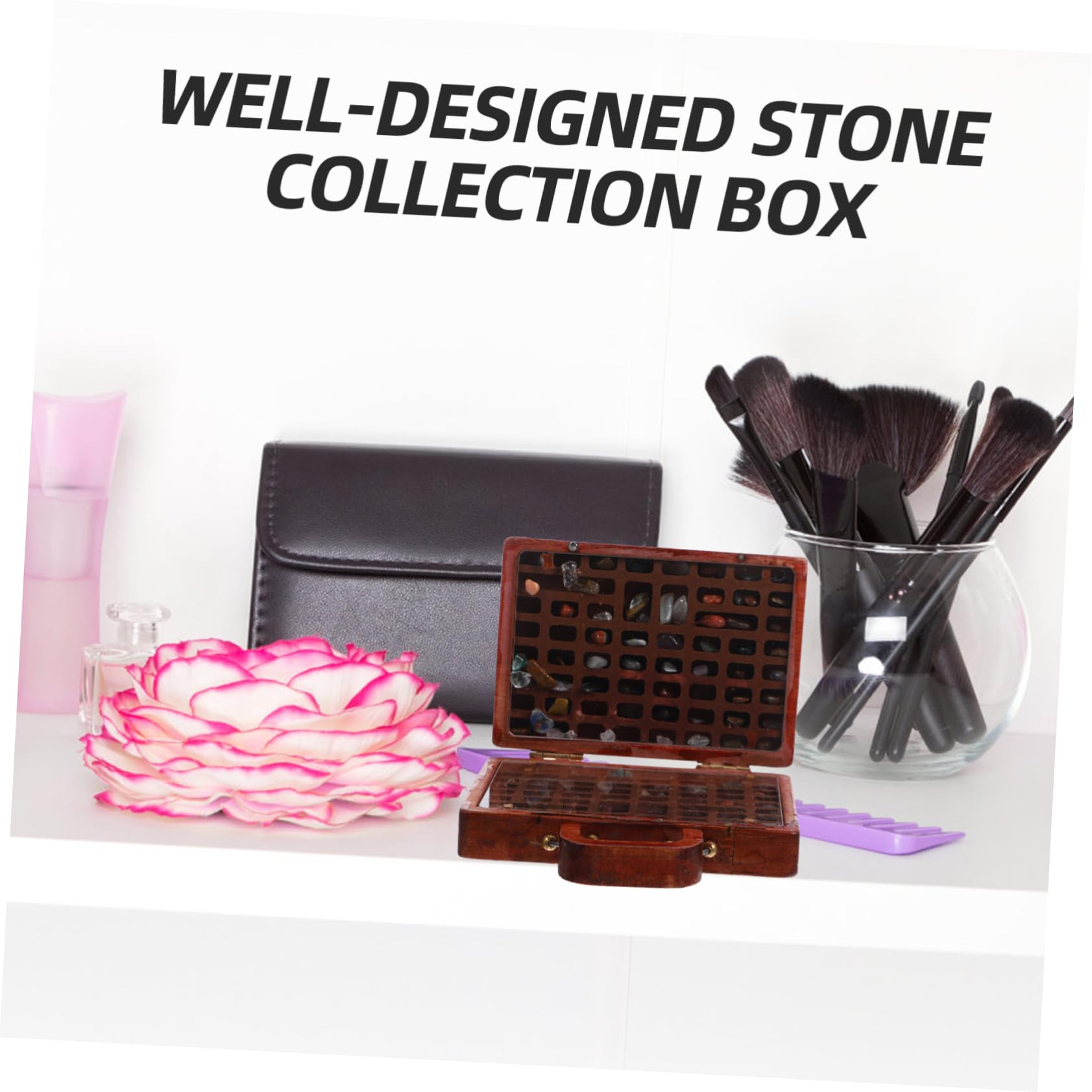 Amazon｜LALADEFIEE 石コレクション収納ボックス 石収集ケース