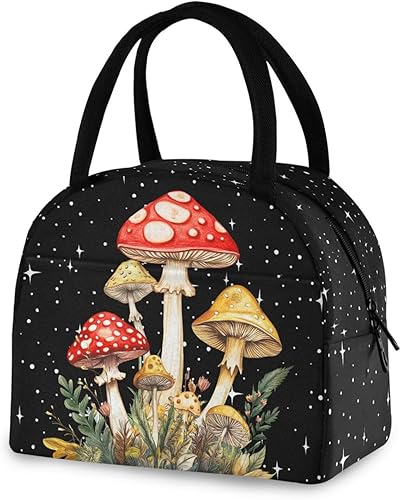 Miniatura 34 de Bolsa de almuerzo de astrología de bruja para mujeres y hombres, reutilizable, aislada, bolsa de almuerzo para oficina, trabajo, escuela, picnic