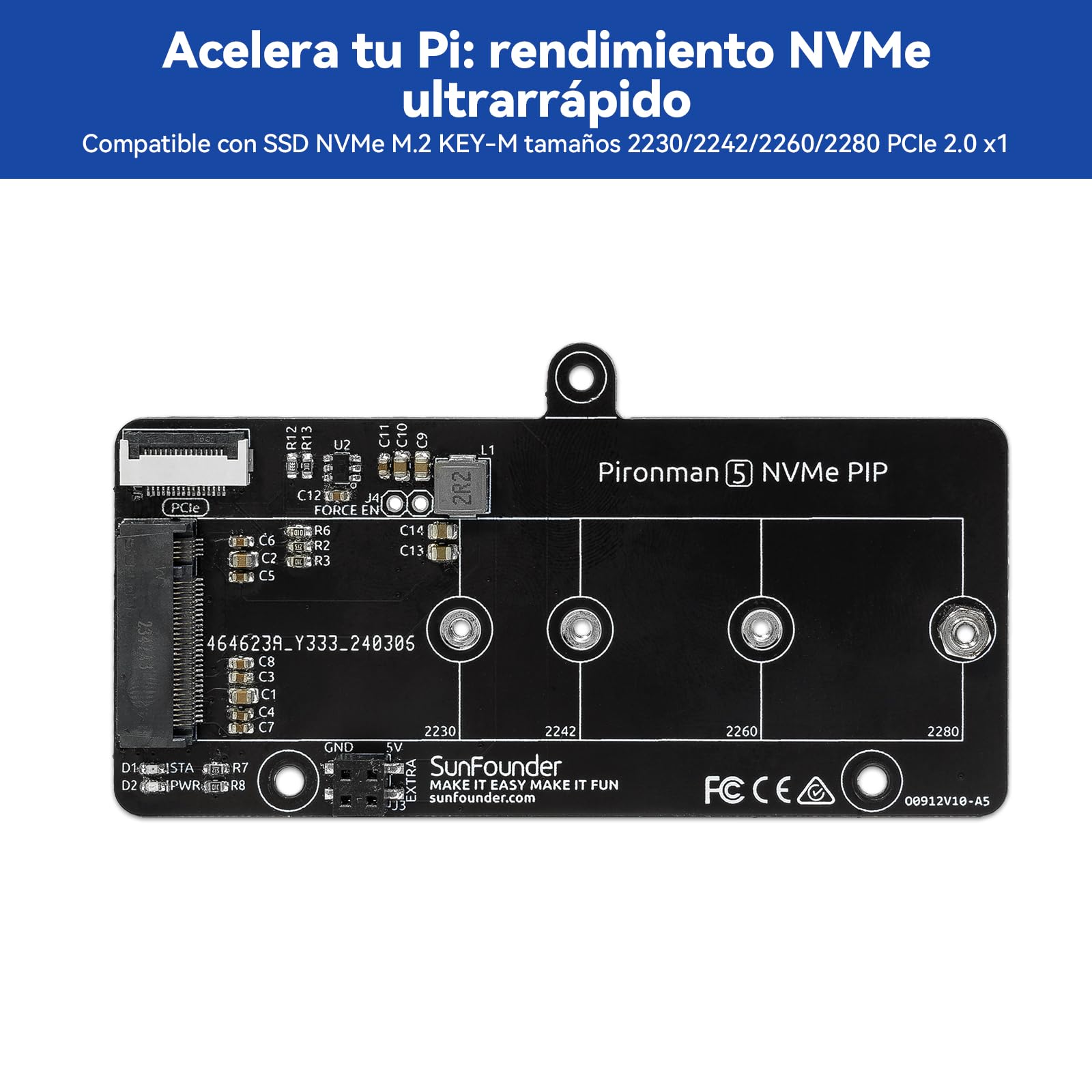 Pironman 5 carcasa Mini PC NVMe M.2 SSD PCIe 2.0/3.0 para Raspberry Pi 5 Hailo-8L, agente IA OpenClaw, refrigeración torre + doble ventiladores RGB, módulo OLED 0,96", apagado seguro, HDMI, efecto RGB