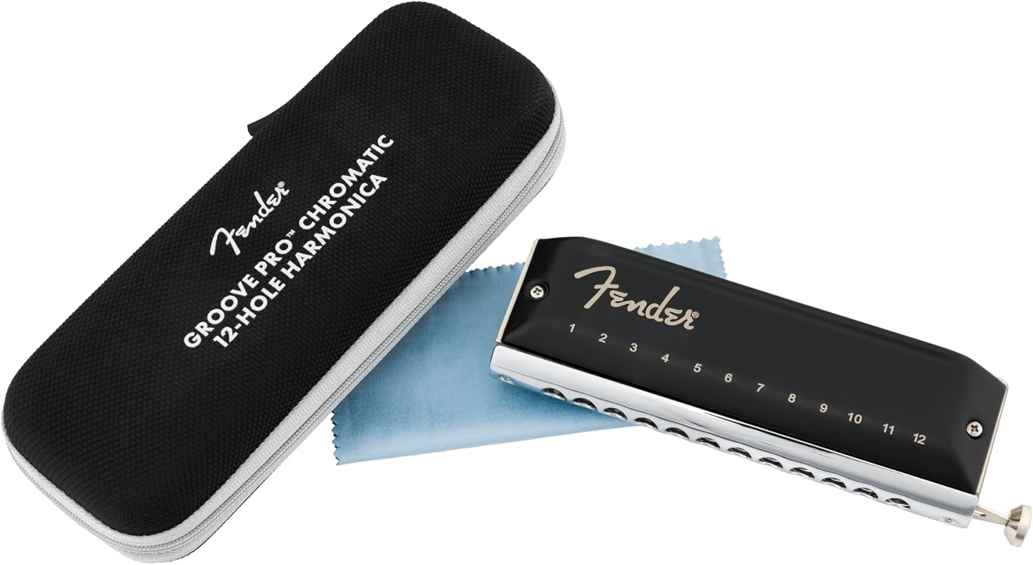 Fender Groove Pro Chromatic Harmonica, 12-Holes, Key of C