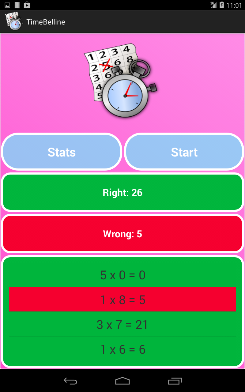 Times Tables App on Amazon Appstore