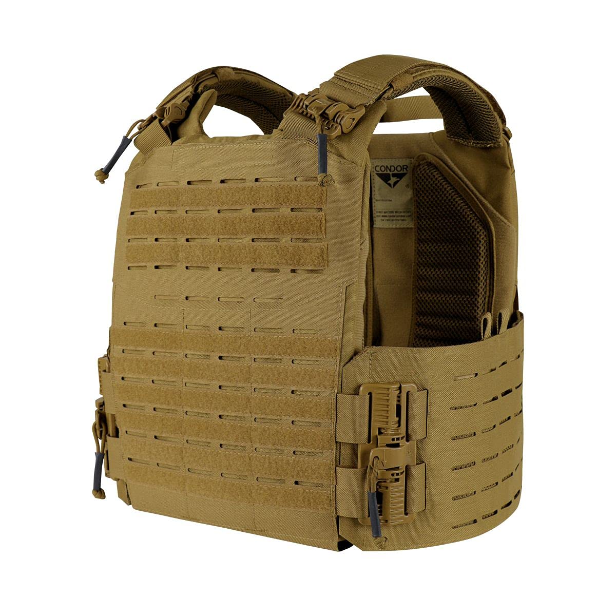 Soporte para platos Condor Vanquish RS Coyote con sistema de liberacion veloz 3