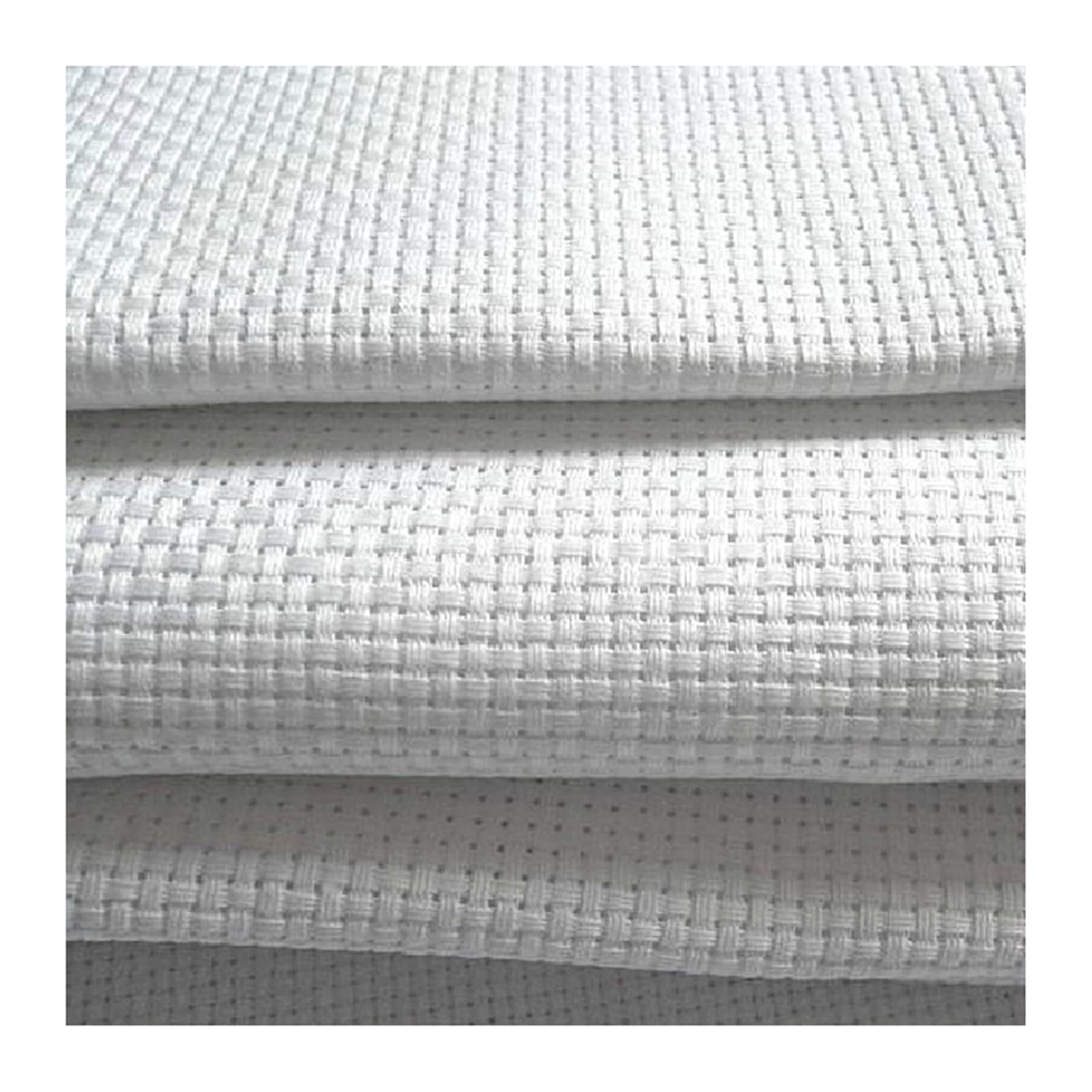 Aida bordado 22ct 32ct 11CT 25ct 14CT punto de cruz lienzo tela Color blanco cualquier tamaño(25CT Unprinting)