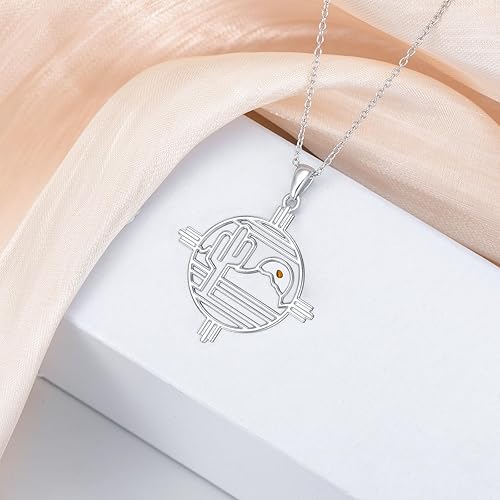 Miniatura 4 de PELOVNY Collar de montaña giratorio, collar de montaña de plata de ley, regalo de joyería para mujeres, excursionistas, campistas, esquiadores