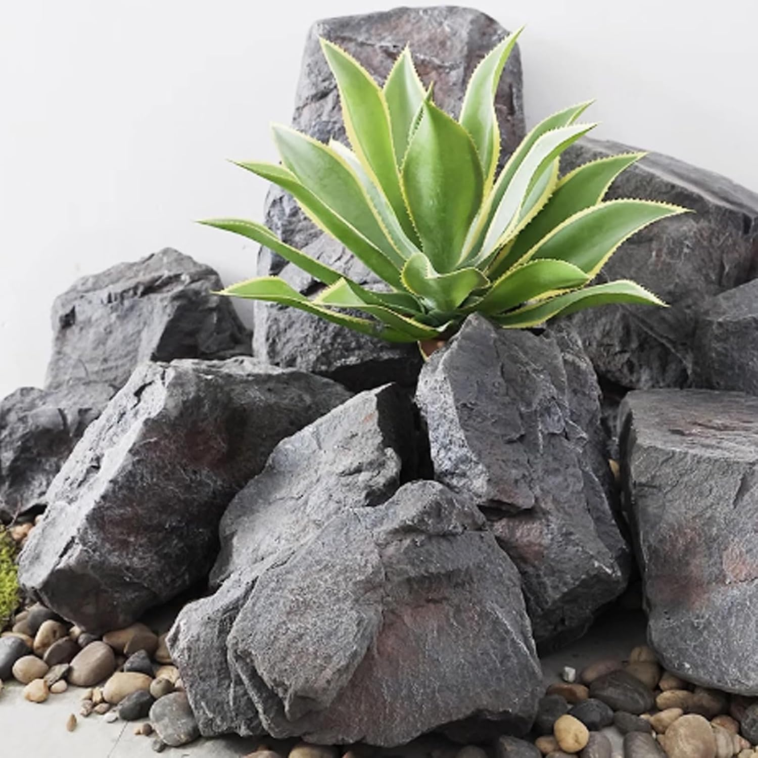 Artificial Landscape Stone,Landscaping Decorative Stone,Realistic Natural Effect Of Large Artificial Rock,Selected PU Foam Material,Suitable For Aquarium Decoration,Pool Landscape,Landscaping(27x16x27