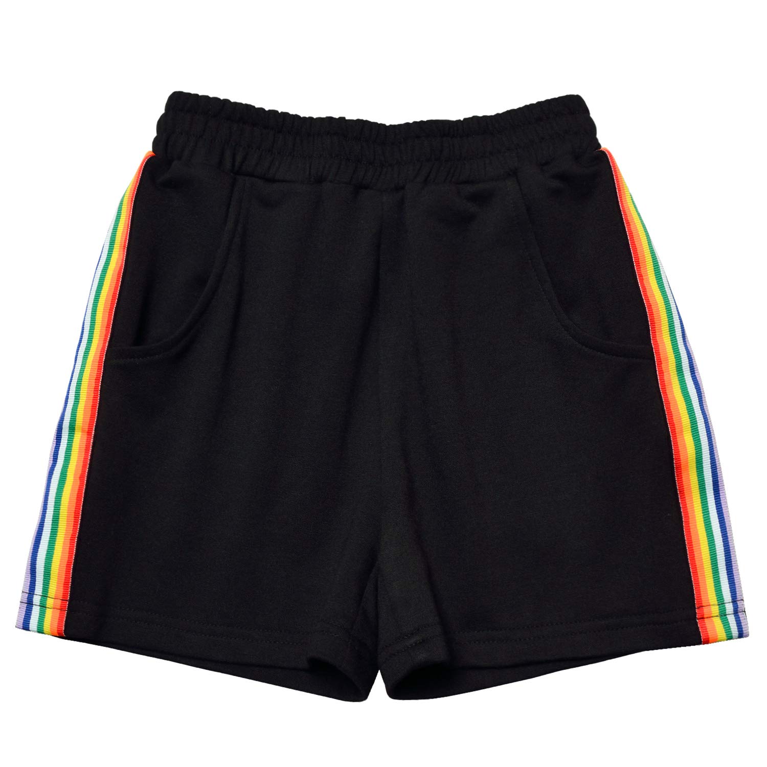 Mirawise Girl Athletic Soccer Play Shorts Active Sports Running Bike Basketball Shorts 4-13Y