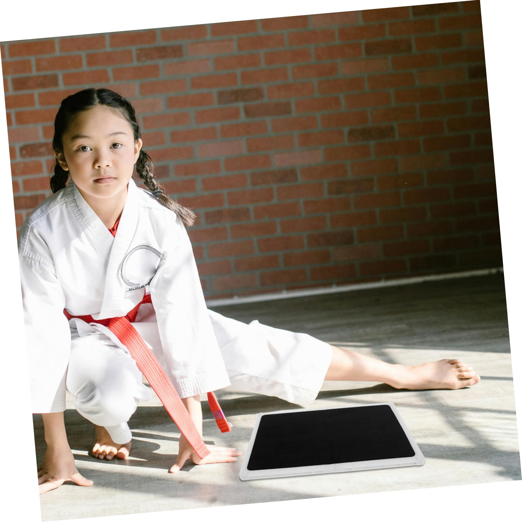Kisangel Taekwondo-Brechbrett Taekwondo zubehör Karate-Bretter Taekwondo- wiederverwendbares Brechbrett Brettbrechen für Taekwondo Taekwondo-Trainingsausrüstung Eva Black