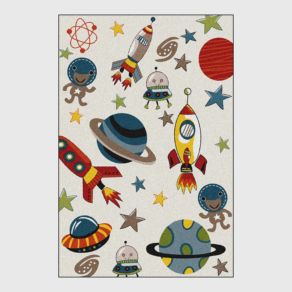 Tapis de Chambre d'enfant Marelle Dessin animé Lion Cheval Éléphant Singe Girafe, Chambre, Salle de Jeux, Jeux familiaux.-60x180cm