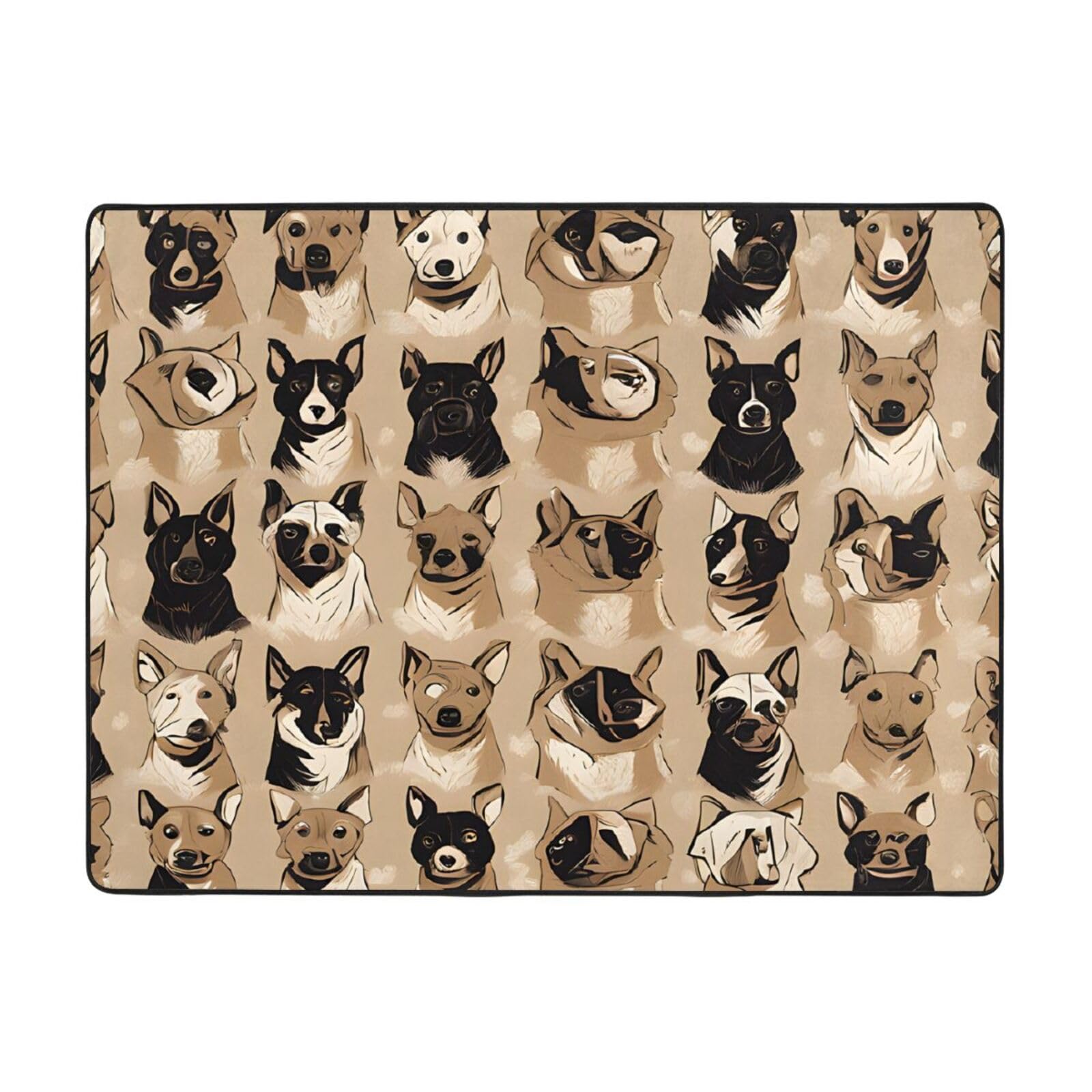 Tapis salon labrador moderne 160x122cm parfait pour la chambre et le bureau