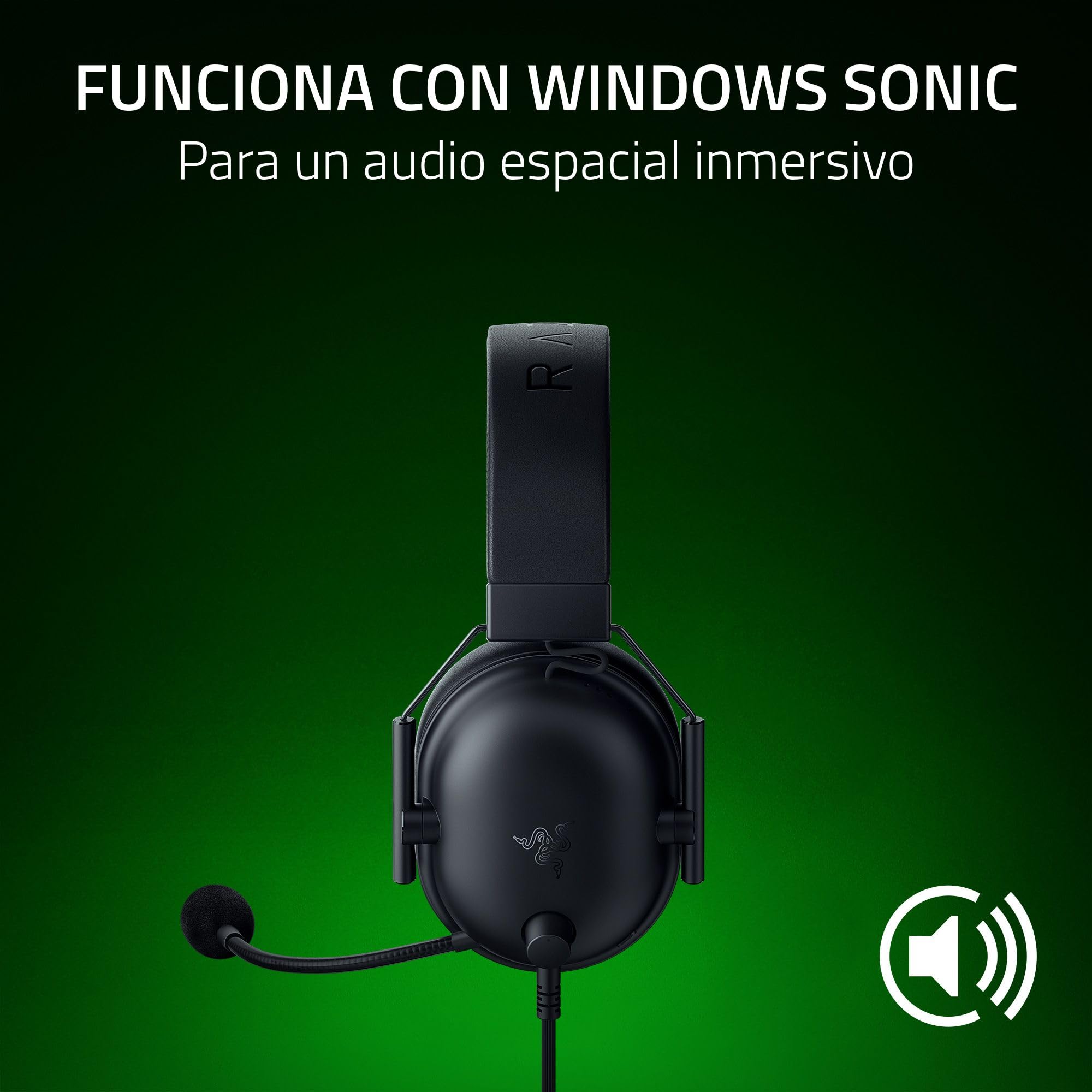 Razer Blackshark V2 X (Xbox) - Auriculares con Cable para la Consola Xbox S|X (250g, micrófono cardioide, Controladores 50mm, cancelación pasiva del Ruido, Conector 3,5mm) Negro