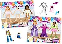 Vista 4 de Adhesivos reutilizables de ropa "Dress-up" de Melissa & Doug, Multicolor