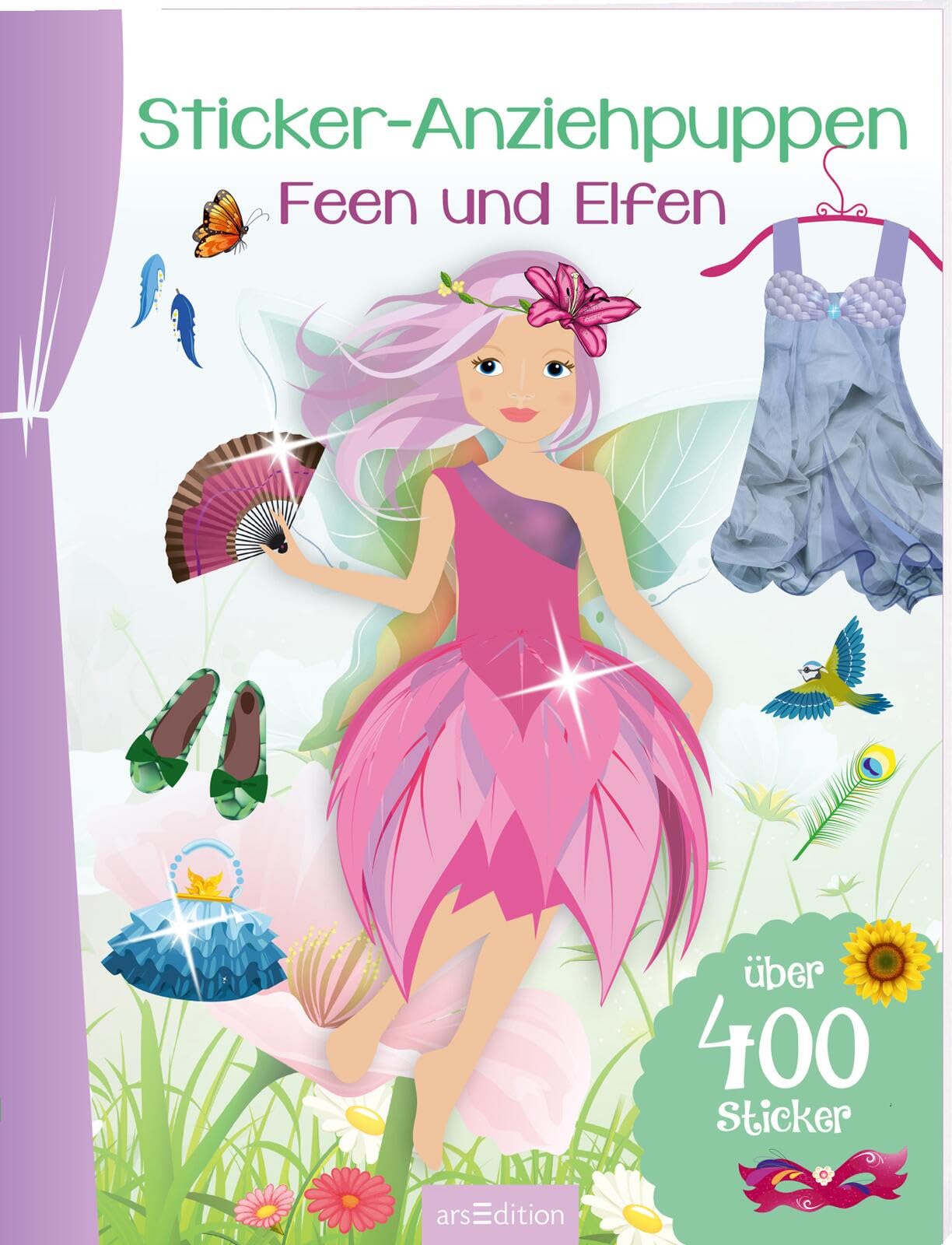 Sticker-Anziehpuppen - Feen und Elfen: Über 400 Sticker