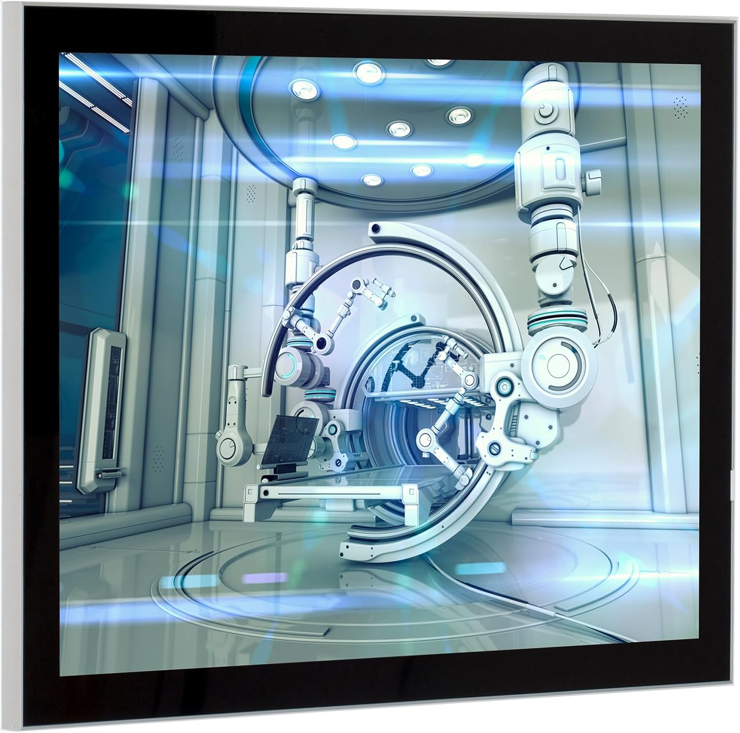 M&T Displays Magnetic Poster Frame 24x36 for Wall | Black Aluminum Picture Frame with Scratch-Resistant Gloss Cover | Easy Change Vertical Horizontal Display for Office, Business, Restaurant, Home