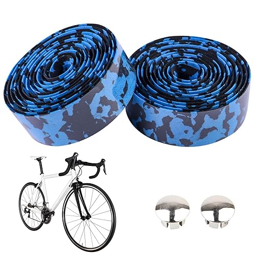 Miniatura 7 de Cintas para manillar de bicicleta, 2 rollos  Cinta envolvente para manillar de bicicleta de carretera, envoltura de mango de ciclismo, cubierta de