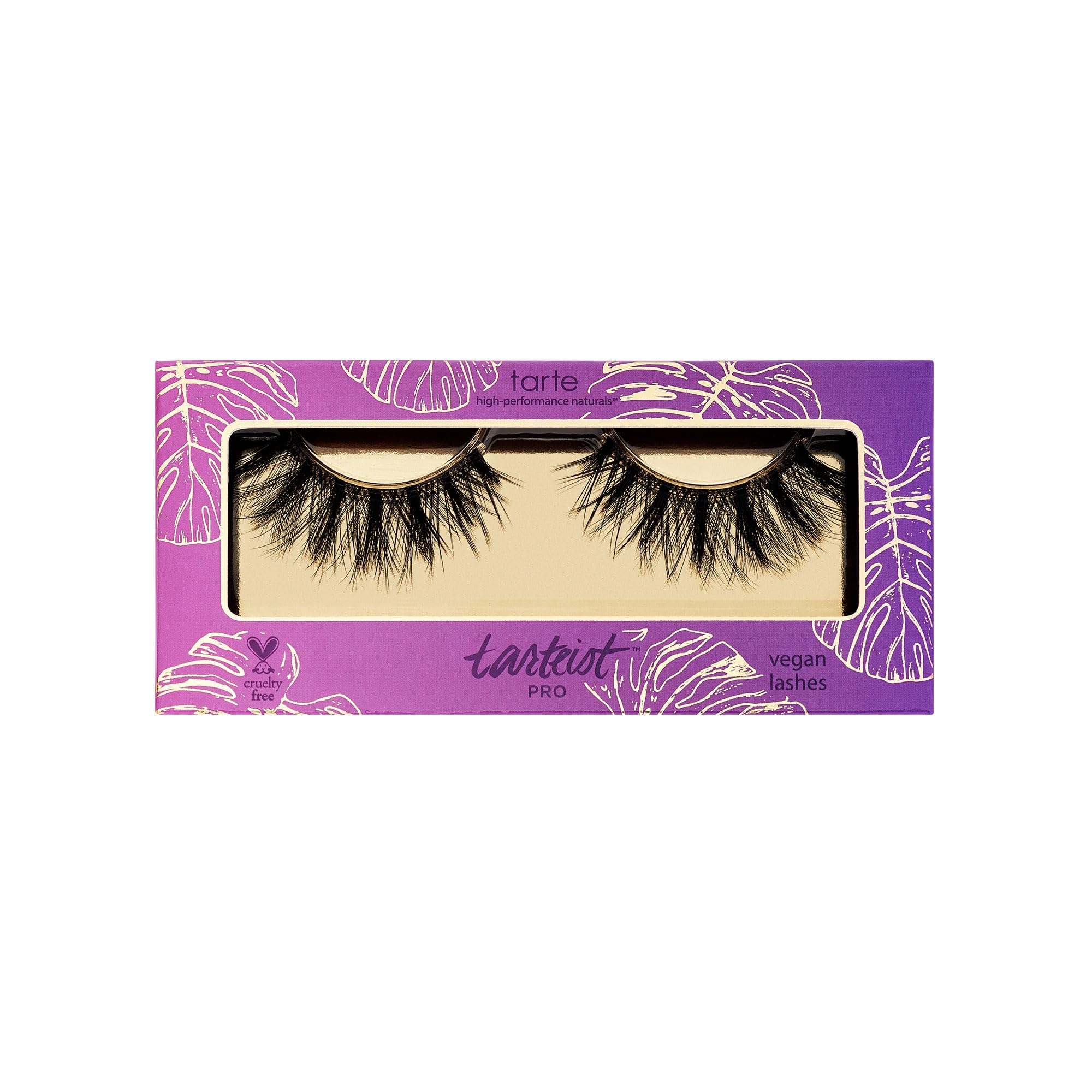 tarte tarteist PRO lashes –3D Flutter False Eyelashes with Lightweight Volume, Falsies for Comfortable Wear & Glam Finish, Vegan & Cruelty-Free, full size, heartbreaker