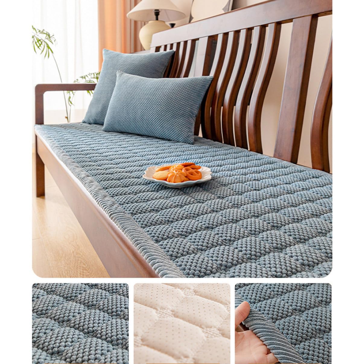 遠州織】ごろ寝布団カバー付き まぁるい座布団 ⁂苺ゴーフル様 遠州織