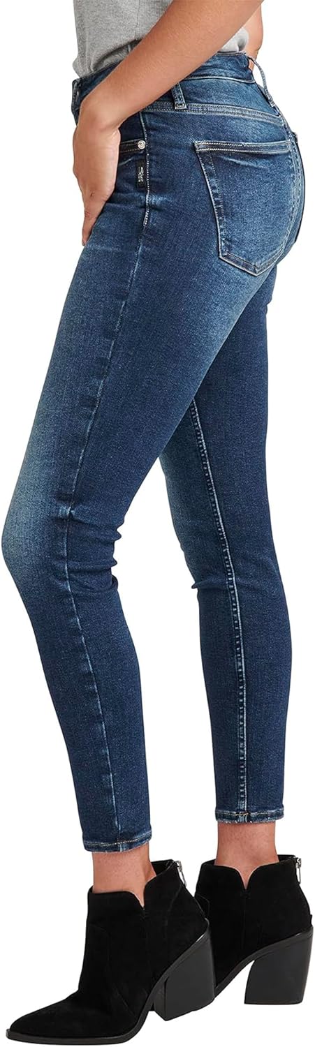 Silver Jeans Co. Women's Infinite Fit High Rise Skinny Leg Jeans - Image 2