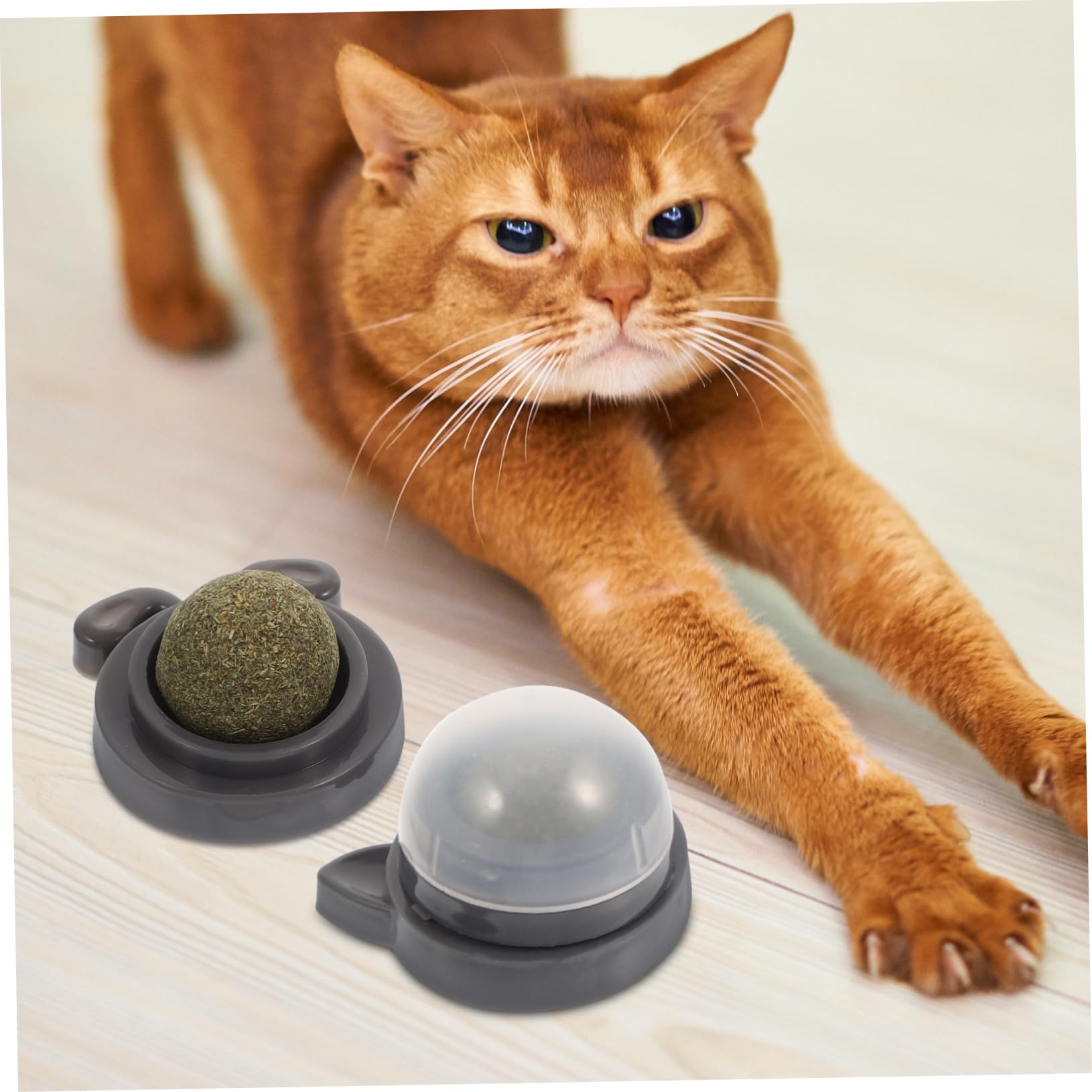 Happyyami 9stücke Katzenminze Ball Mit Tierkopf-Design Multifunktionales Spielzeug Zur Zahnpflege Und Verdauungsförderung Für Katzen Sicher Chemische Zusätze