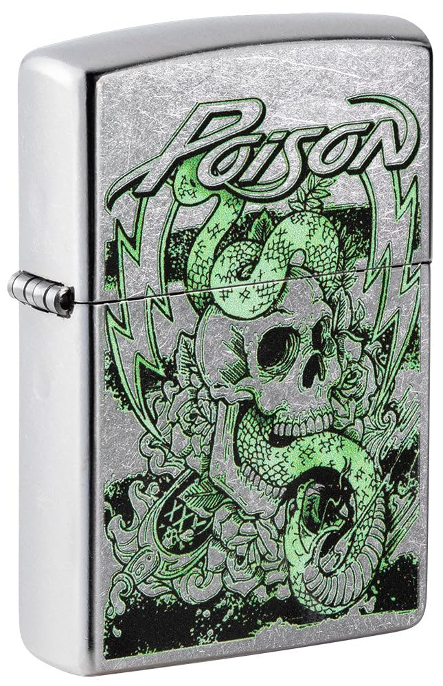 Briquet tempête rechargeable Zippo Poison accessoire de poche coupe-vent américain