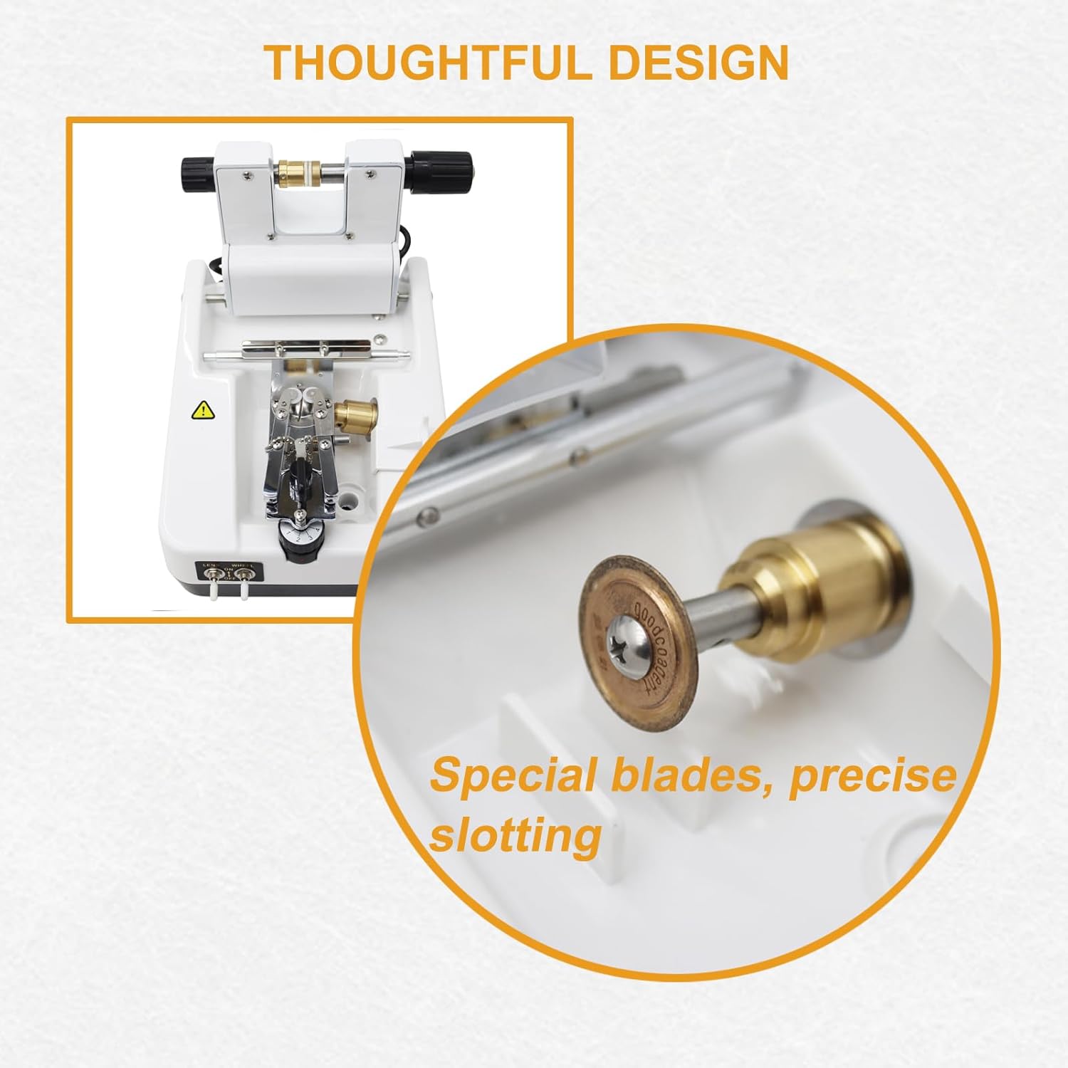 INTBUYING Optical Auto Lens Groover Slotted Machine Lens Processing Lens Slotting Machine Automatic Groover Optical Eyeglass Lens Grooving Machine 110V