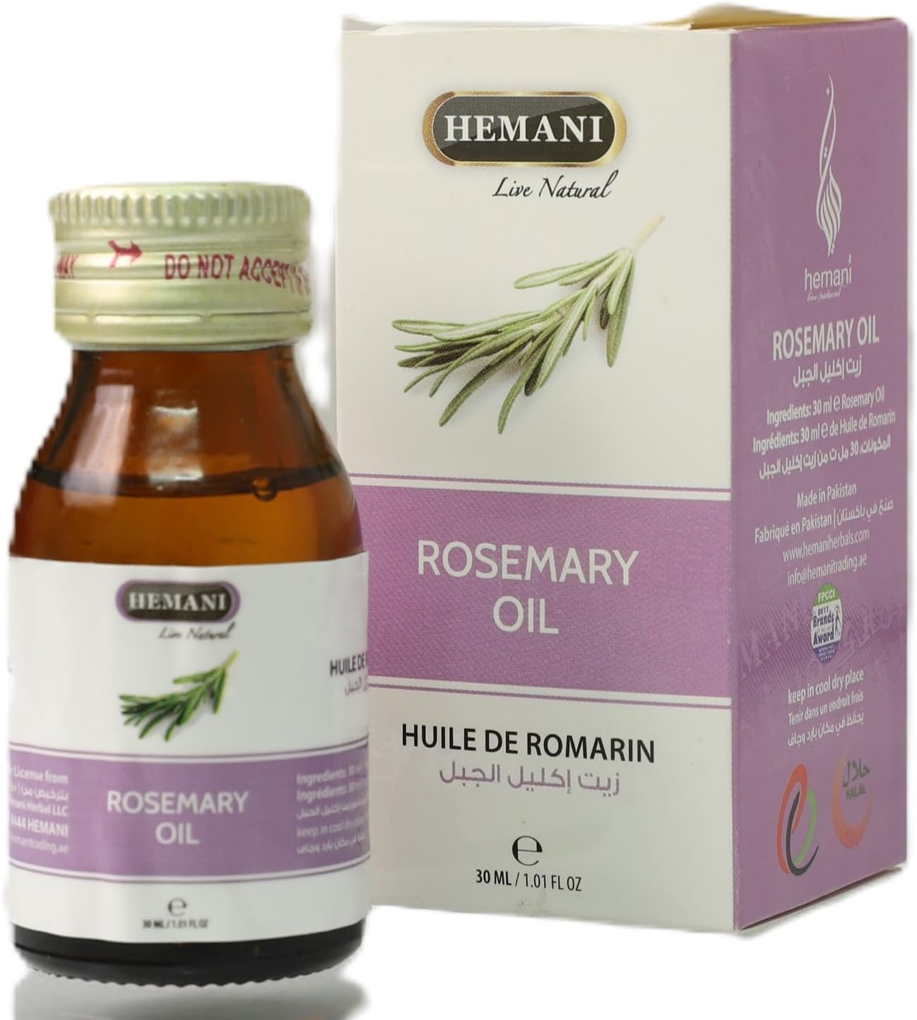Hemani Rosemary Oil, 30ml