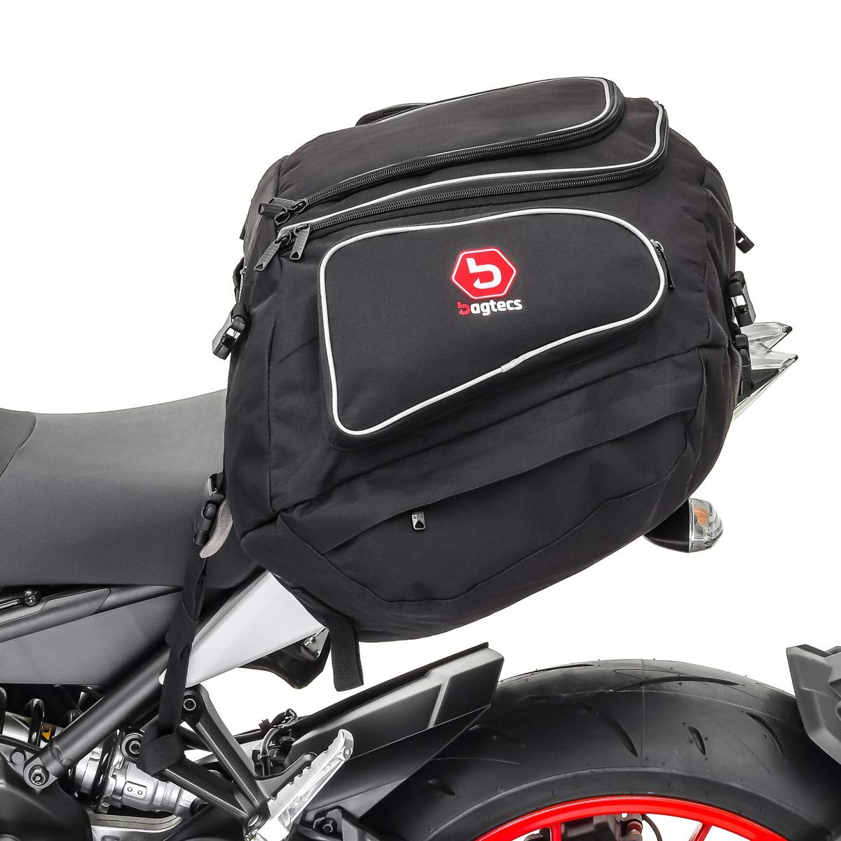 Motorrad Hecktasche für Suzuki GSX-S 1000 Gepäck-Tasche Motoroller Motorradgepäck für sozius hinten schwarz