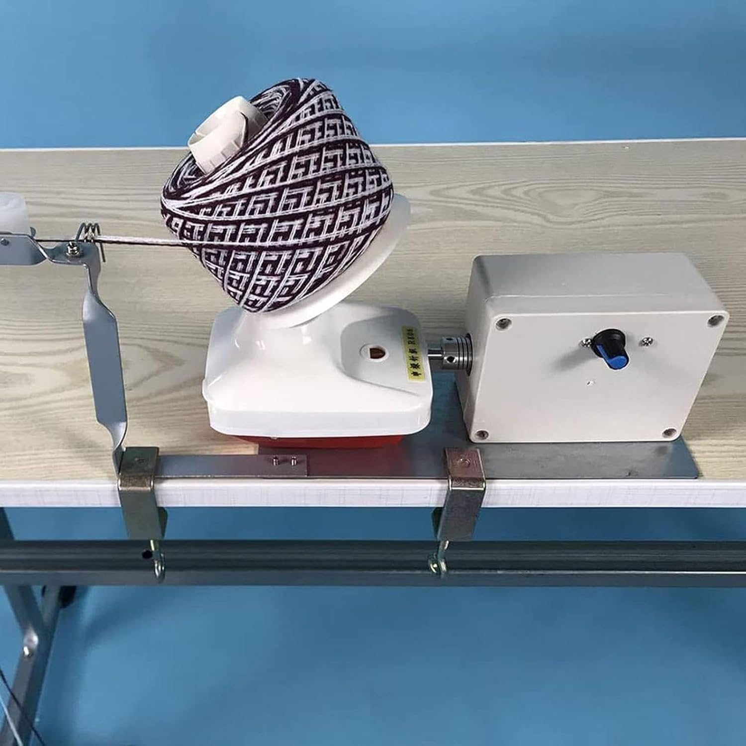 Enrollador De Bolas De Hilo De 500g, Hilo De Rodillo De Tejer Eléctrico - Velocidad Ajustable, Capacidad De Bobinado - Enrollador De Bolas De Hilo De Nylon, para Hilo De Metal Hilo De Lana