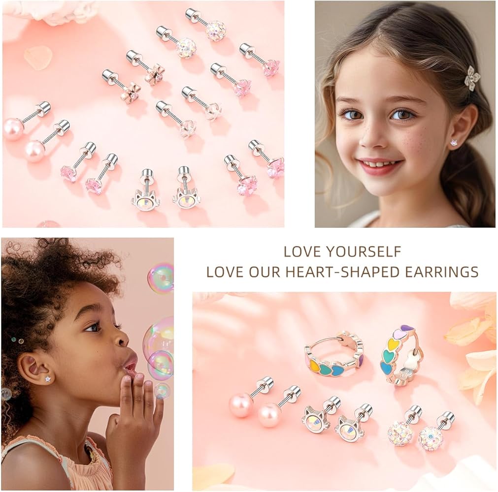 Amazon.com: Tomovely Surgical Stainless Steel Earrings