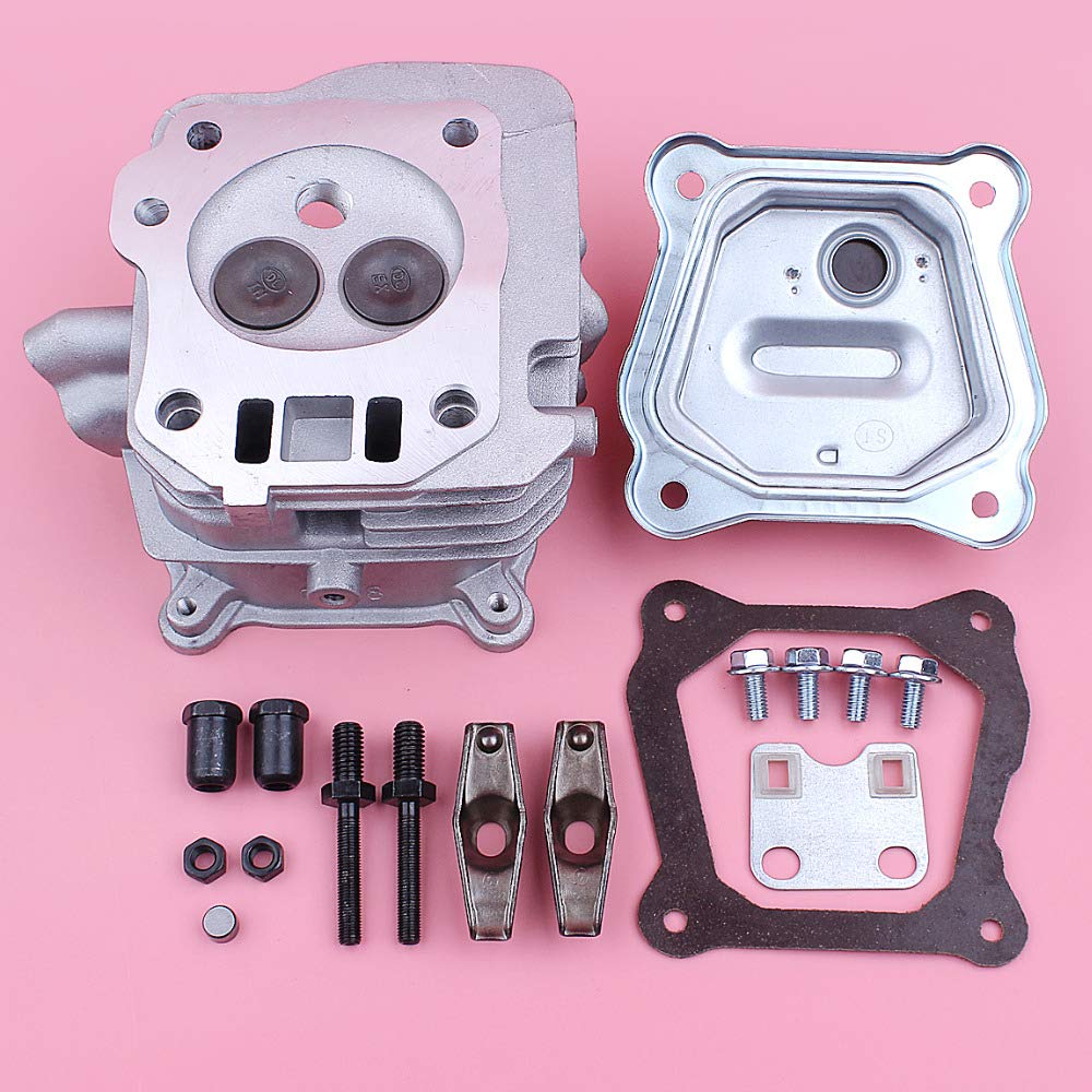 Conjunto de perno de Gaslet de cubierta de cabeza de válvula de cilindro apto for GX160 GX200 5.5HP 6.5HP pieza de repuesto de motor de cortacésped