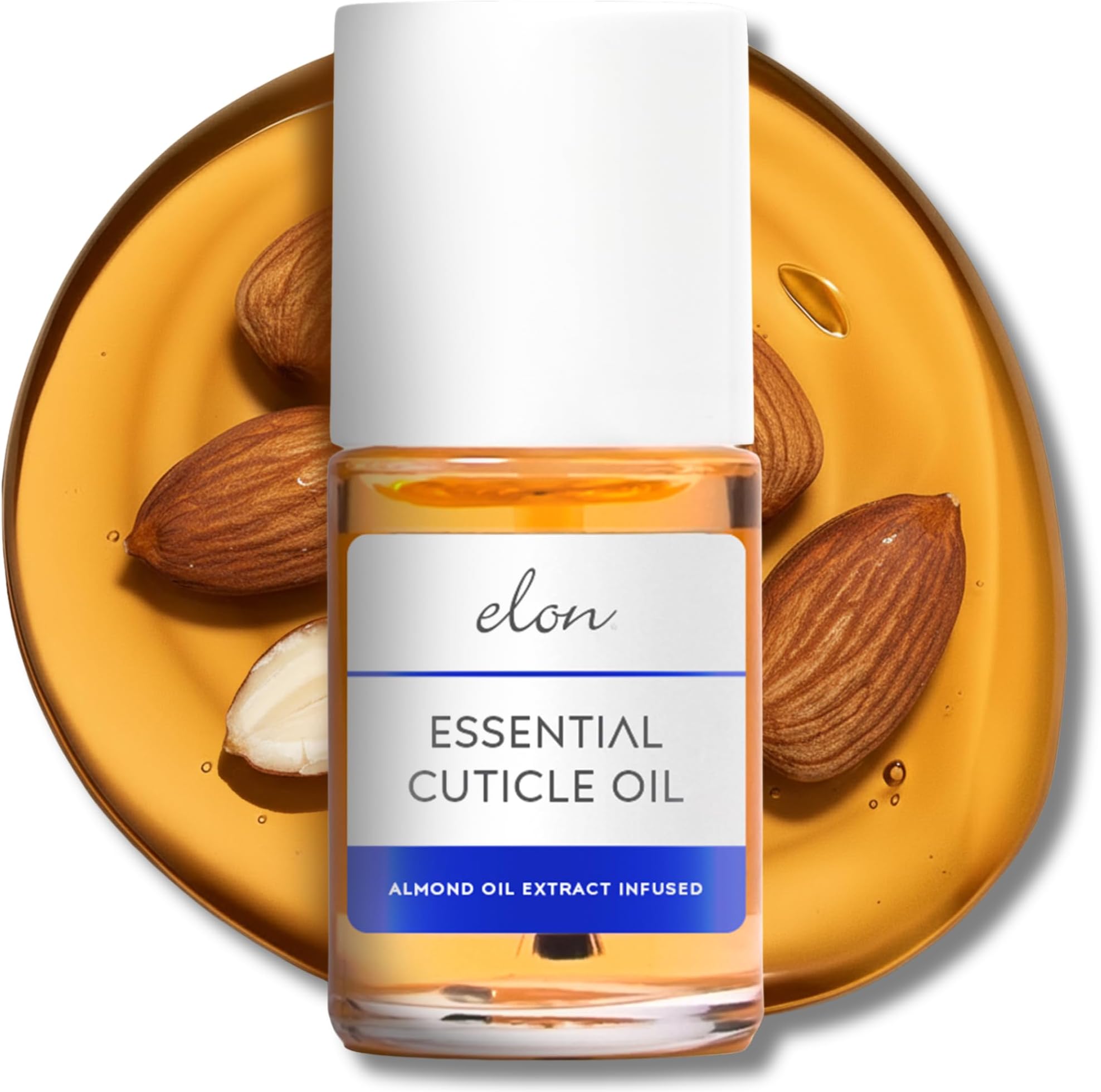 Cuticle Oil for Nails w/Almond Oil Extract - Jojoba & Vitamin E - Softening & Hydrating Cuticles & Nails – Dermatologist Recommended – Bottle Size 0.5 oz