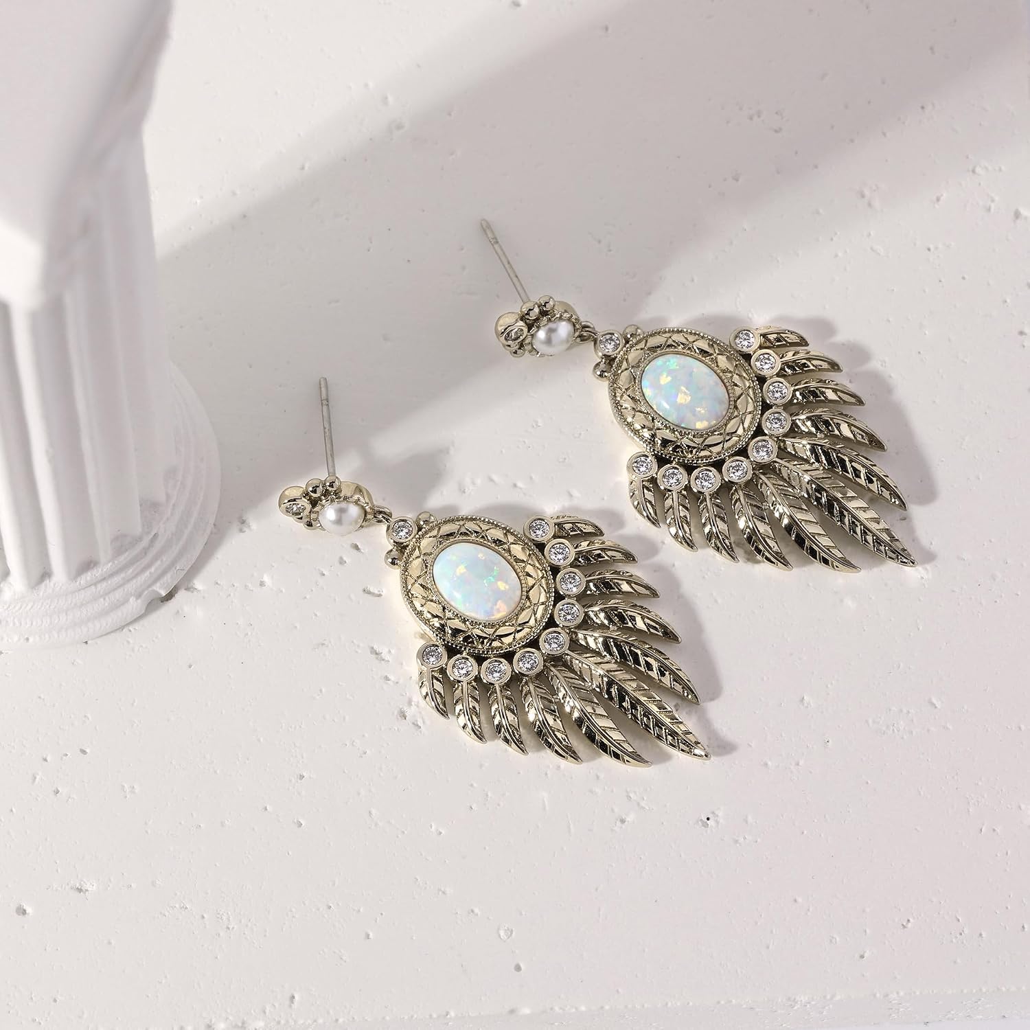 NONNYL Gifts for Wife Jewelry - Pearl Jewelry Earrings for Women, Birthday Jewelry for Girlfriend, Valentine's Day for Wife, Mother's Day for Mom Grandma N8052