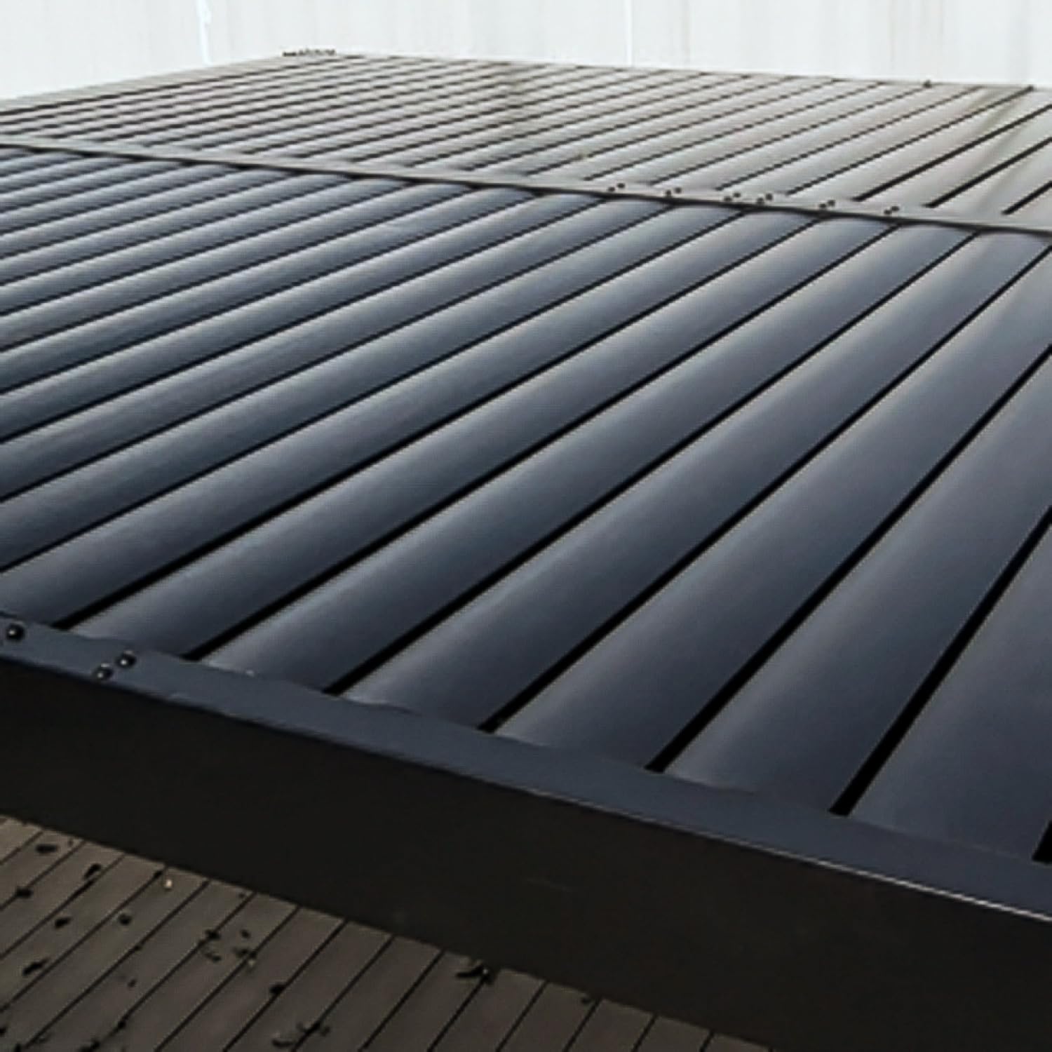 CONCEPT USINE Pergola Bioclimatique Naxos Aluminium Anthracite 4x3m