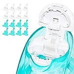 FireAnt Silicone Saline Pods Refills Accessories Compatible with Navage Nasal Care, 16 Pack Reusable Silicone Salt Pads Refills Replacements, Easy Operation (Blue 8 + White 8 Packs)