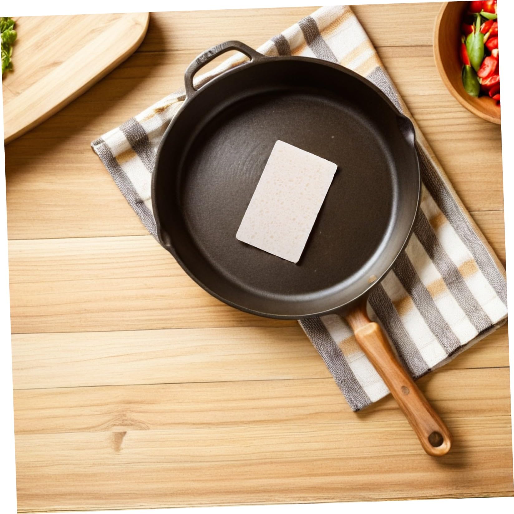 Toyvian Paquete de 20 Esponjas de Pulpa de Madera para Cocina y Limpieza del Hogar, Esponjas Absorbentes Que No Rayan, Ideales para Eliminar Grasa y Suciedad