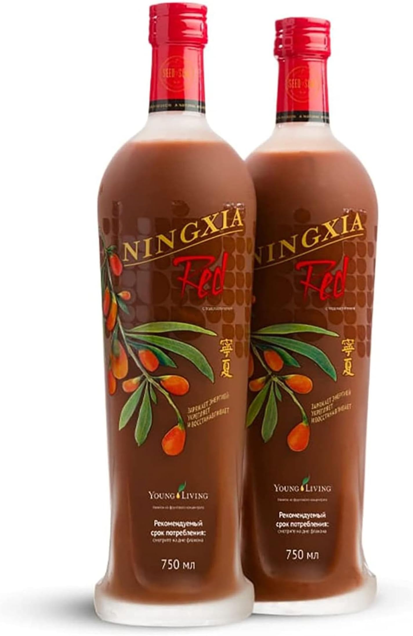 Young Living NingXia Red | 25.35 oz | 2 Pack | Antioxidant Drink | Supports Energy & Wellness | Powerful Blend of Wolfberry, Blueberry, & Essential Oils