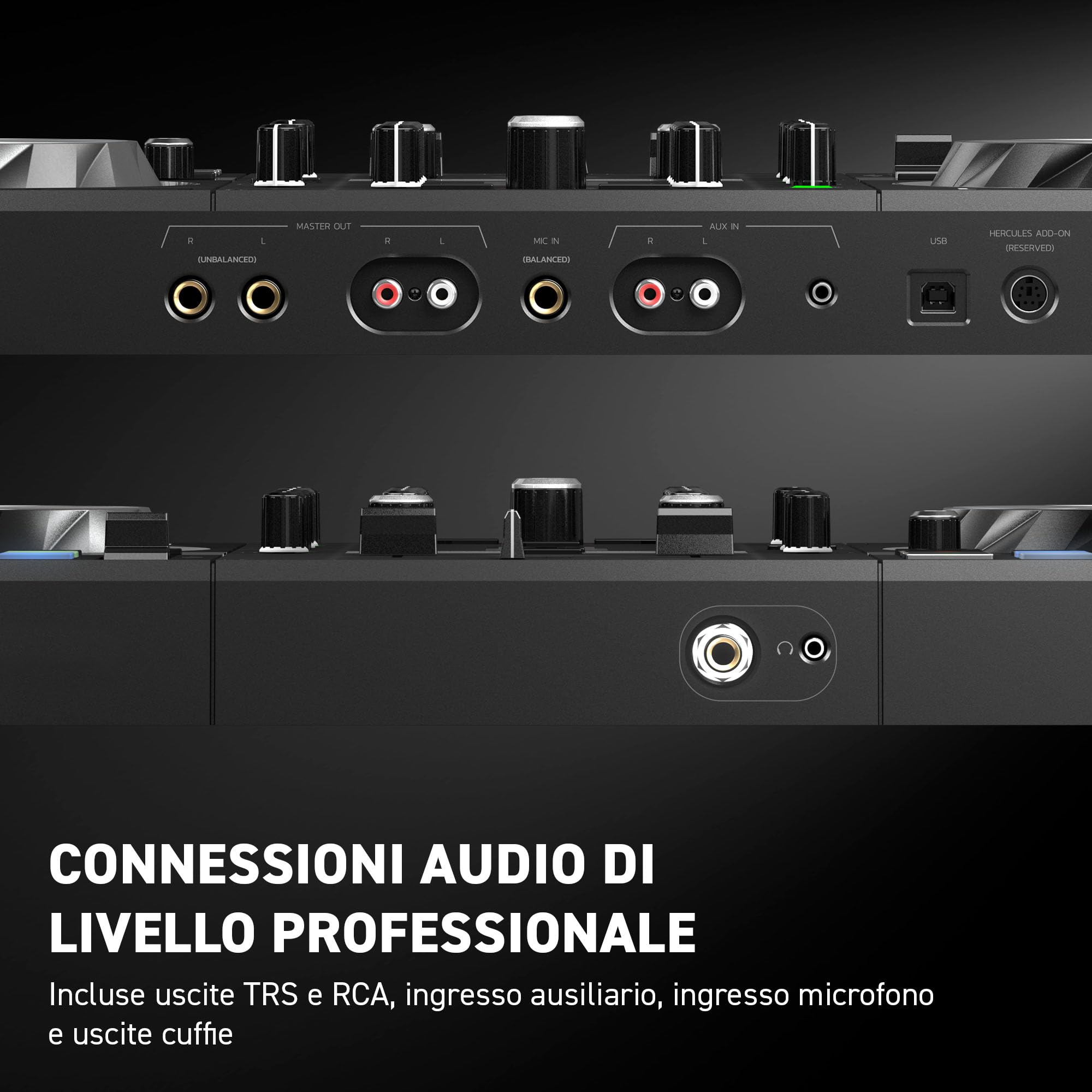 Hercules DJControl Inpulse 500 – Professional 2-Deck DJ Console with Beatmatch Guide, Retractable Feet, Metal Base, Includes Serato DJ Lite & DJUCED – PC/Mac