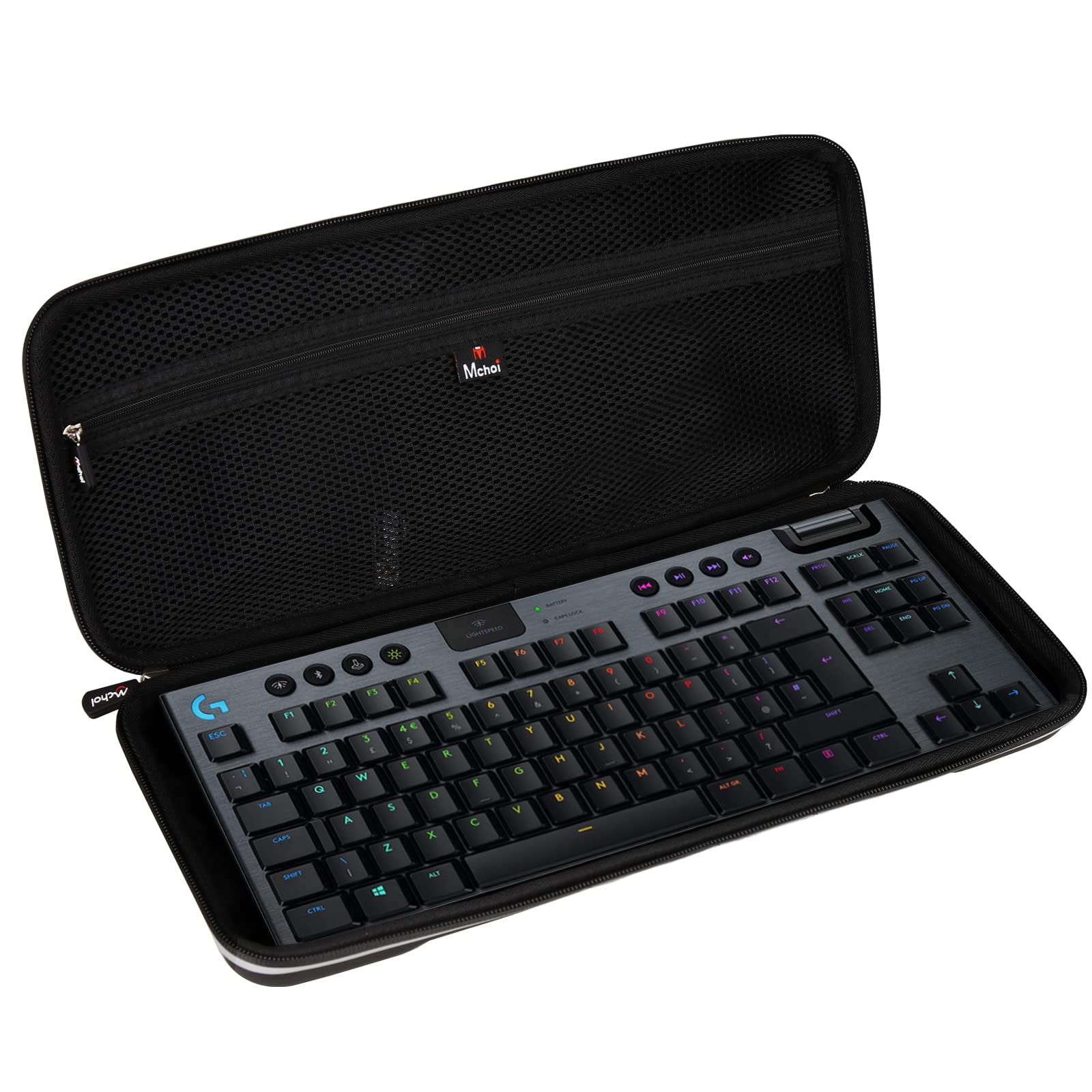 Mchoi Hard Portable Case Fits for Logitech G915 TKL Tenkeyless Lightspeed Wireless RGB Mechanical Gaming Keyboard,CASE ONLY