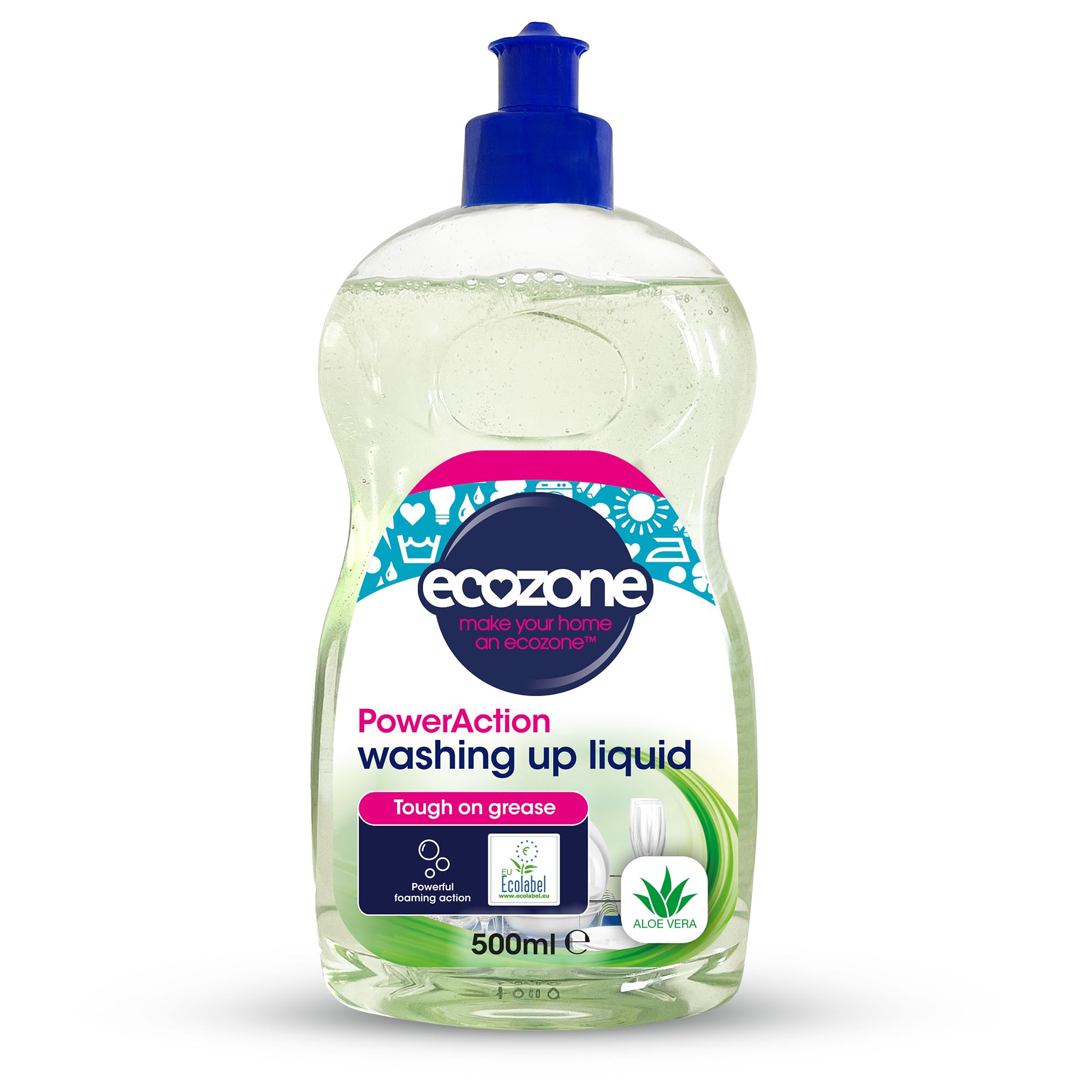 Ecozone PowerAction washing up liquid 0.5L