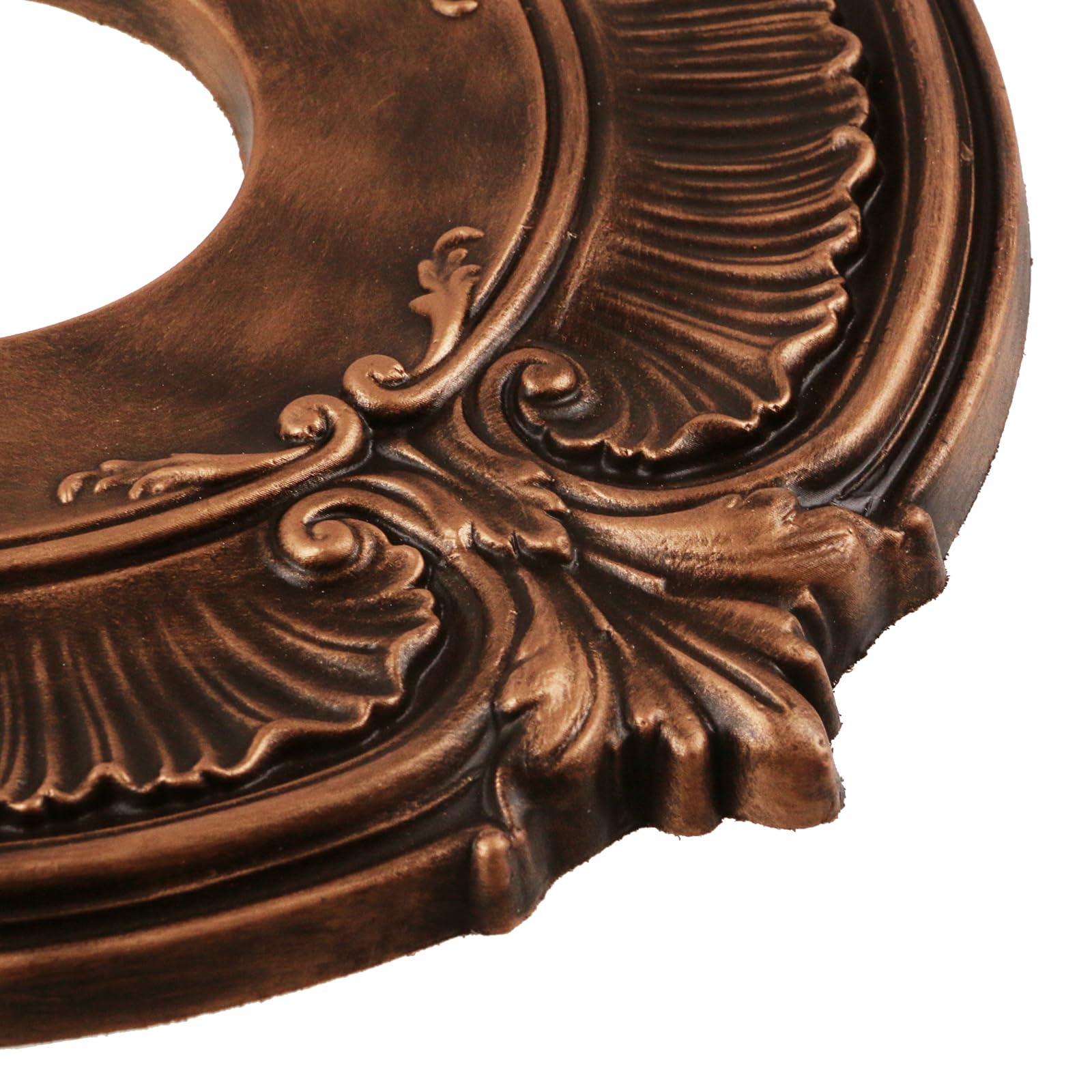 Crapyt Ceiling Light Medallion, PU Ceiling Medallion — Amazon image 3