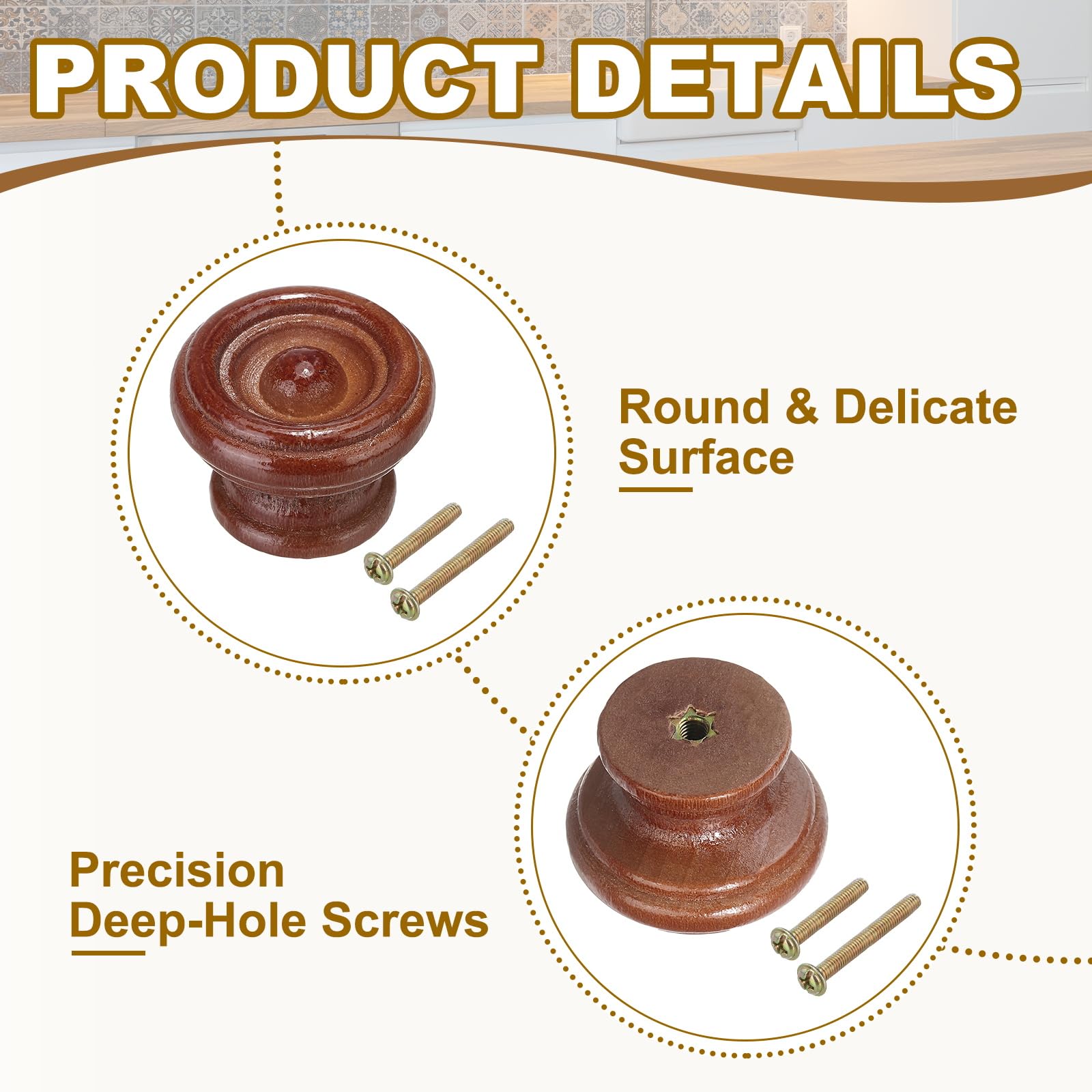 PATIKIL 1-1/8 Inch Knobs - Image 3