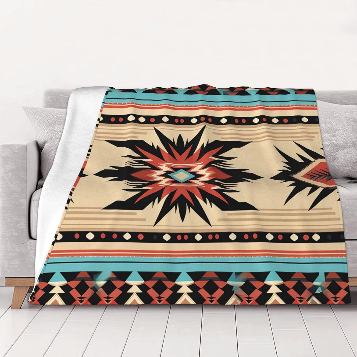 HCLYvexiria Throw Blanket 40"x30" Reversible Plush Blanket